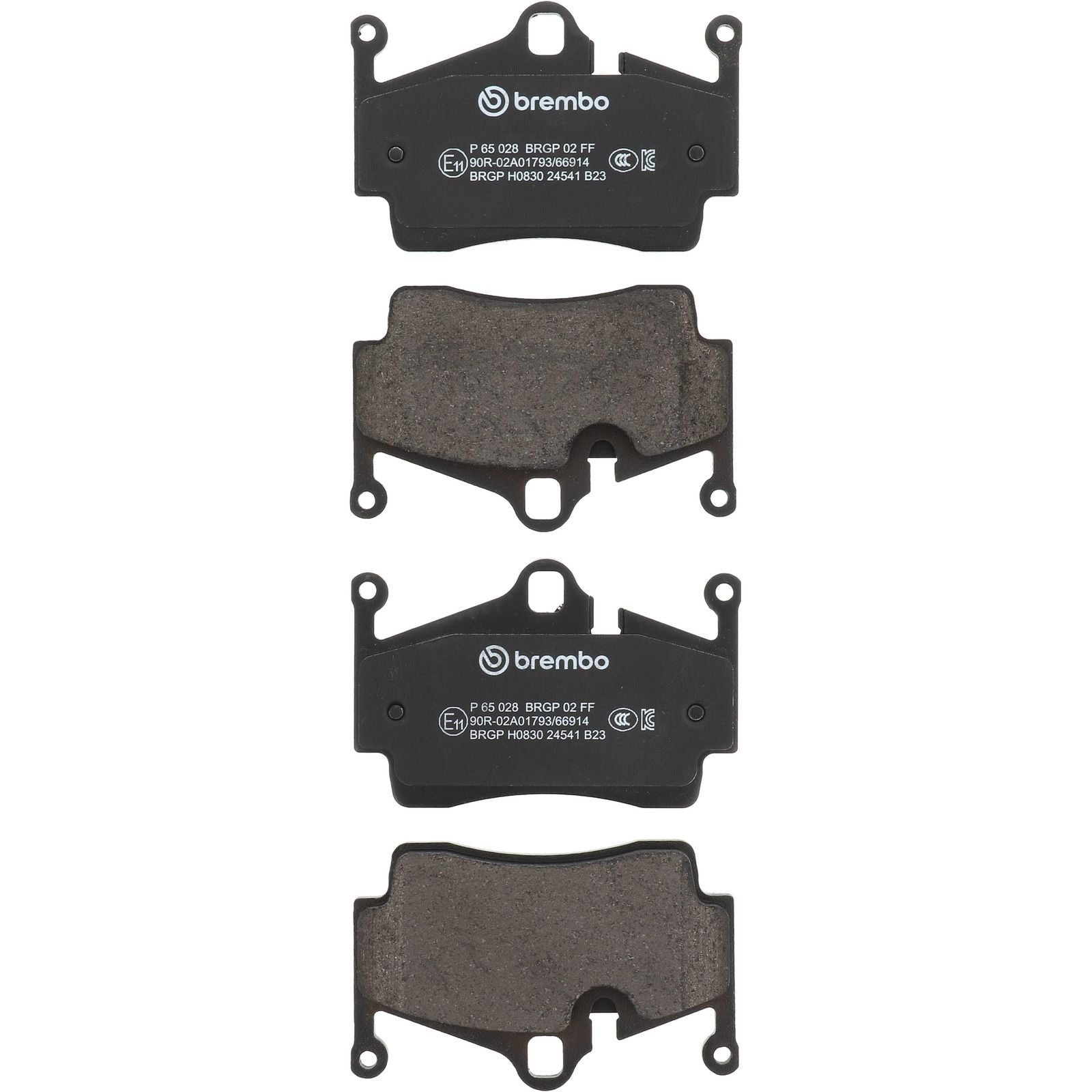 Задние тормозные колодки с низким содержанием металла Brembo PRIME P65028