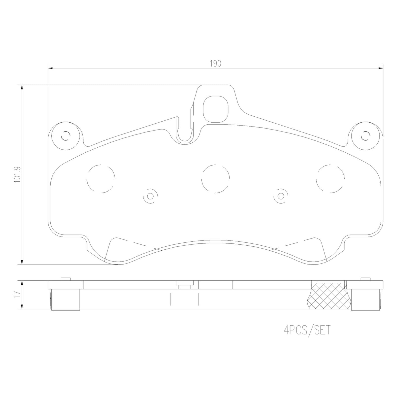 Керамические передние тормозные колодки Brembo PRIME P65032N