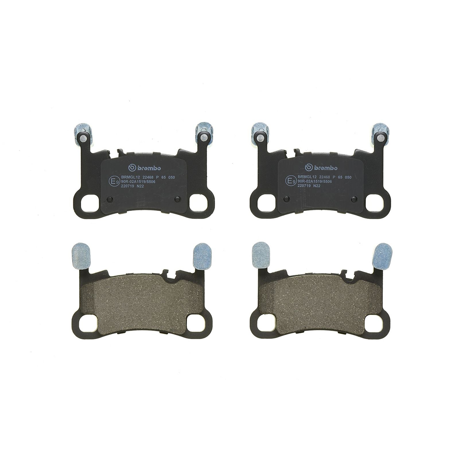 Задние тормозные колодки с низким содержанием металла Brembo PRIME P65050