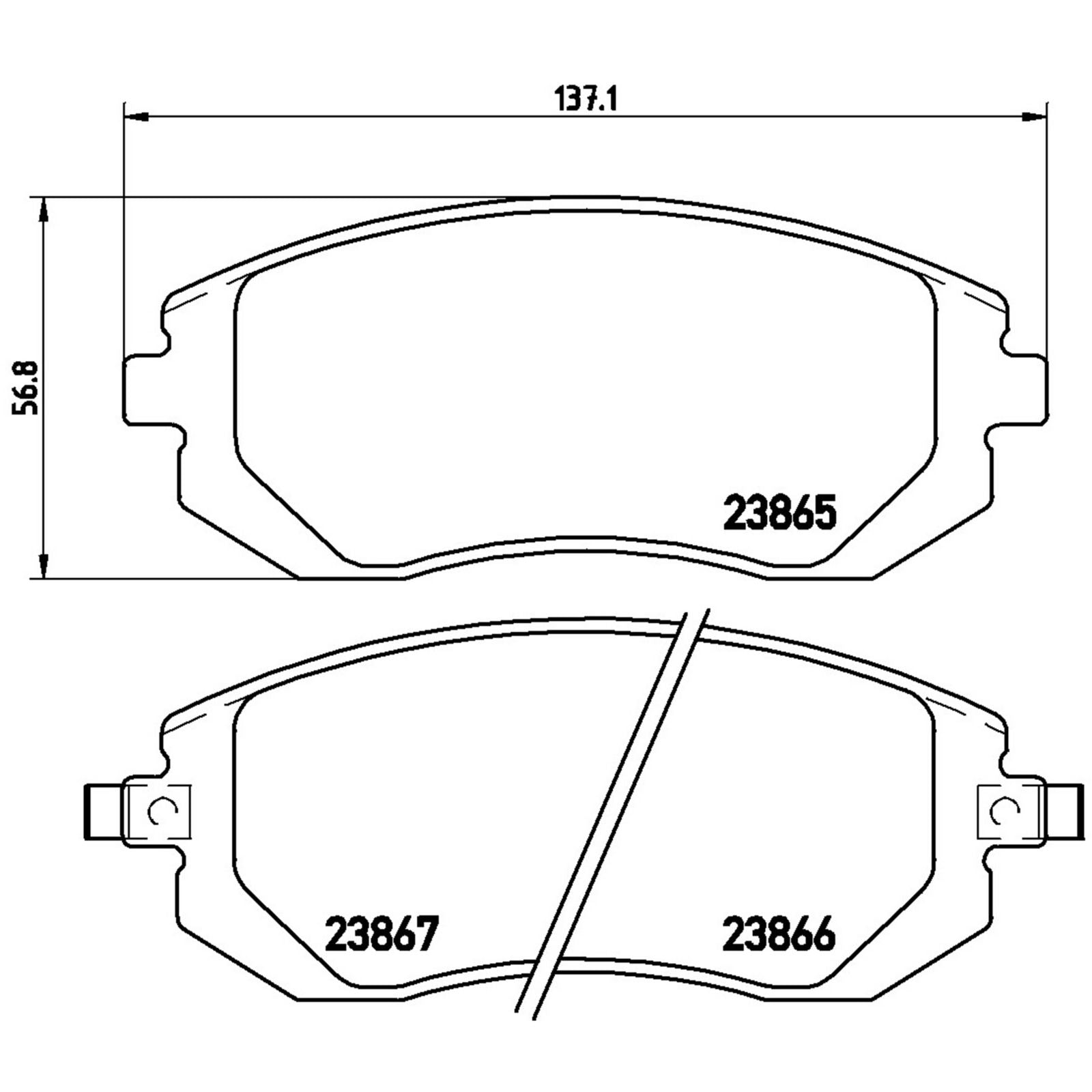 Передние тормозные колодки с низким содержанием металла Brembo XTRA P78013X