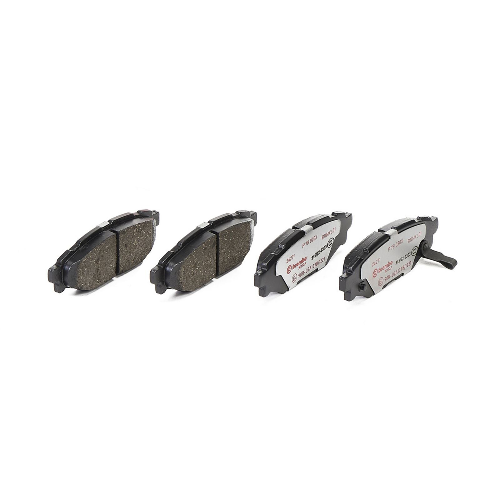 Задние тормозные колодки с низким содержанием металла Brembo XTRA P78020X