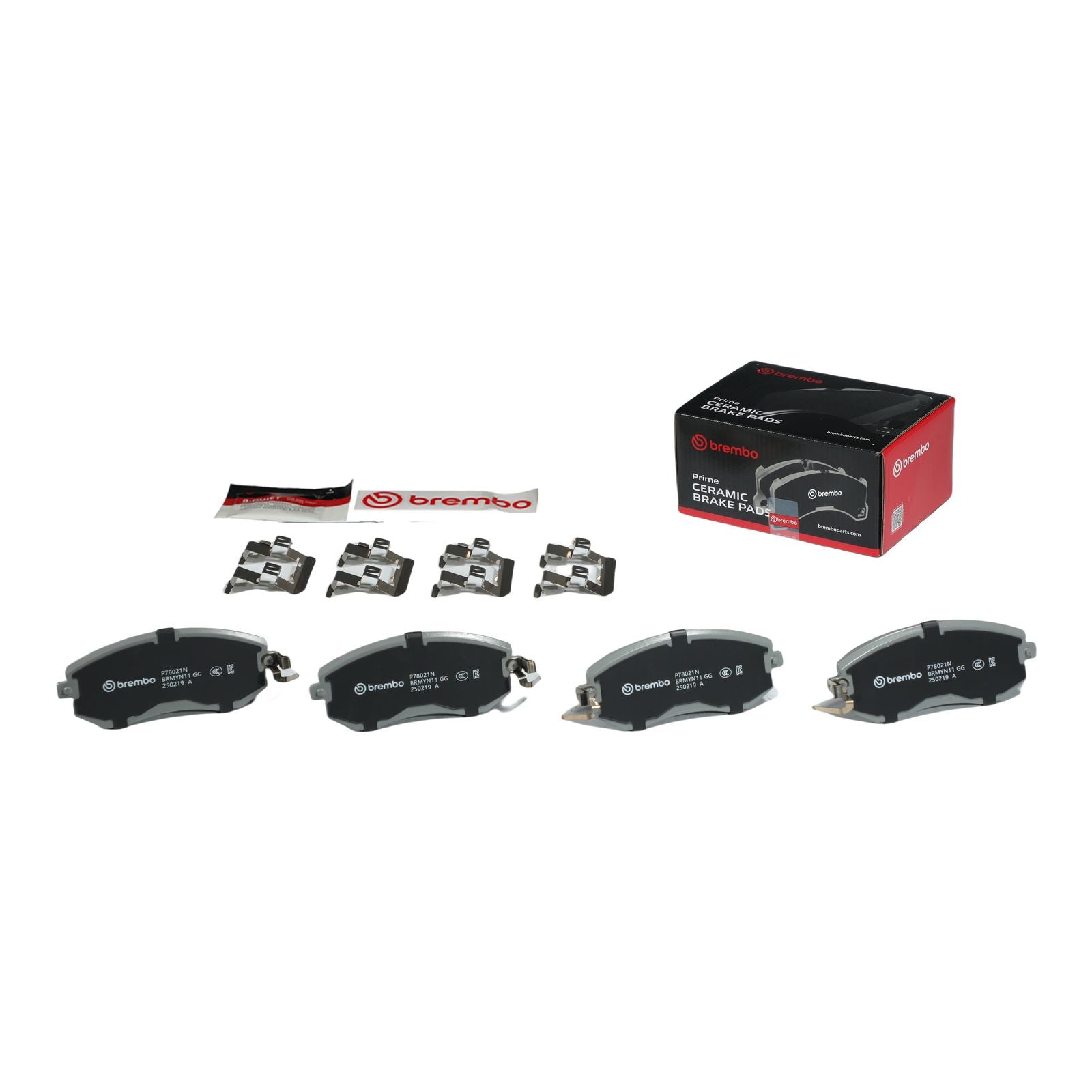 Керамические передние тормозные колодки Brembo PRIME P78021N