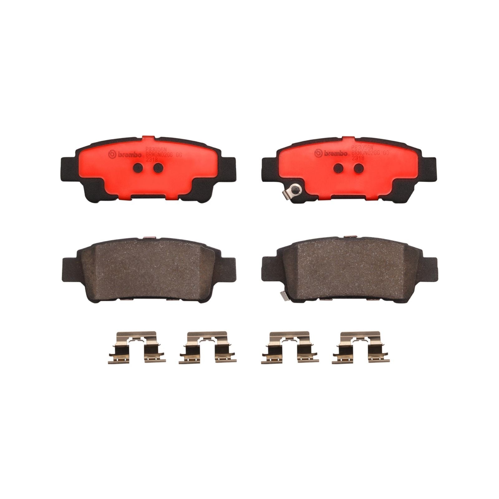 Керамические задние тормозные колодки Brembo PRIME P83056N