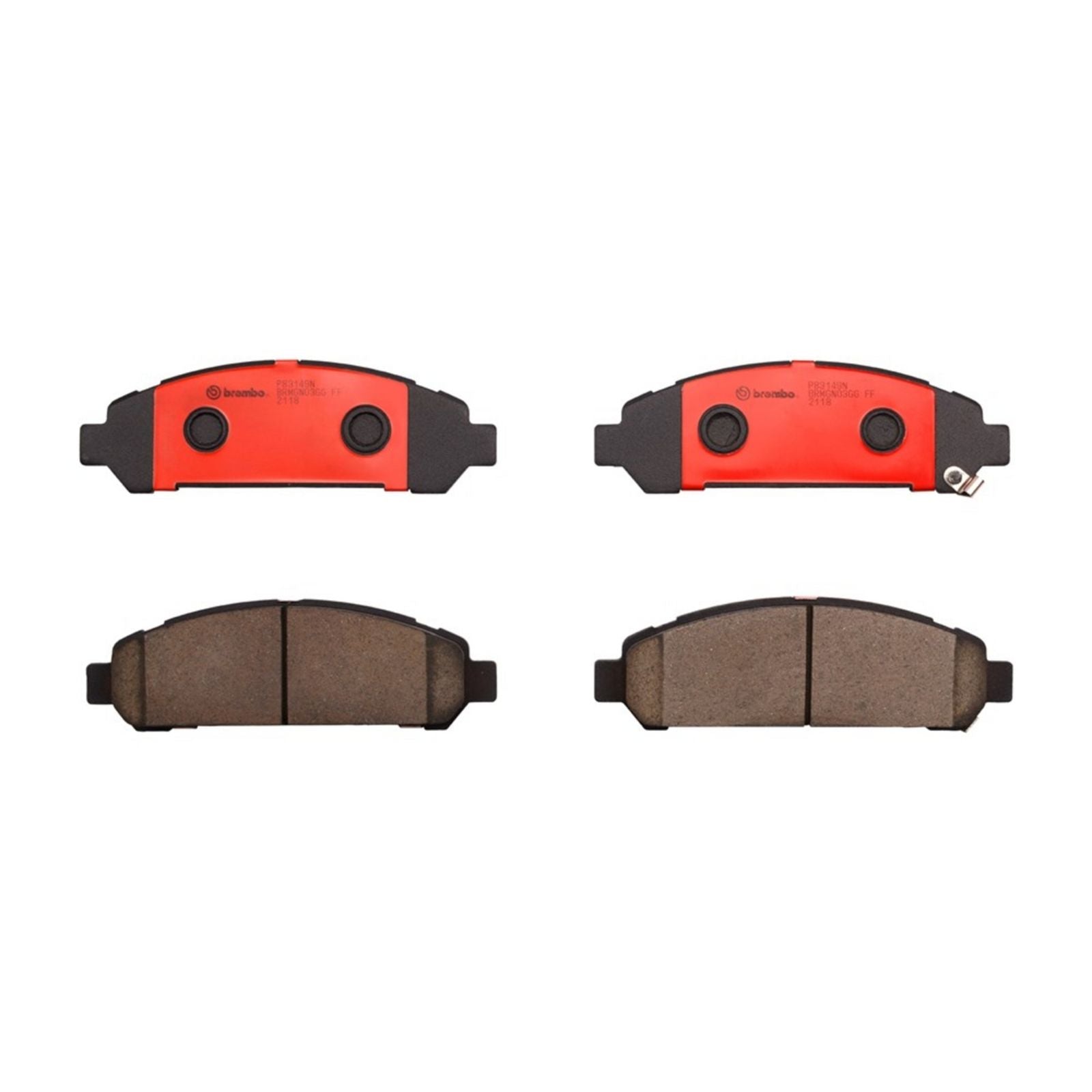 Керамические передние тормозные колодки Brembo PRIME P83149N
