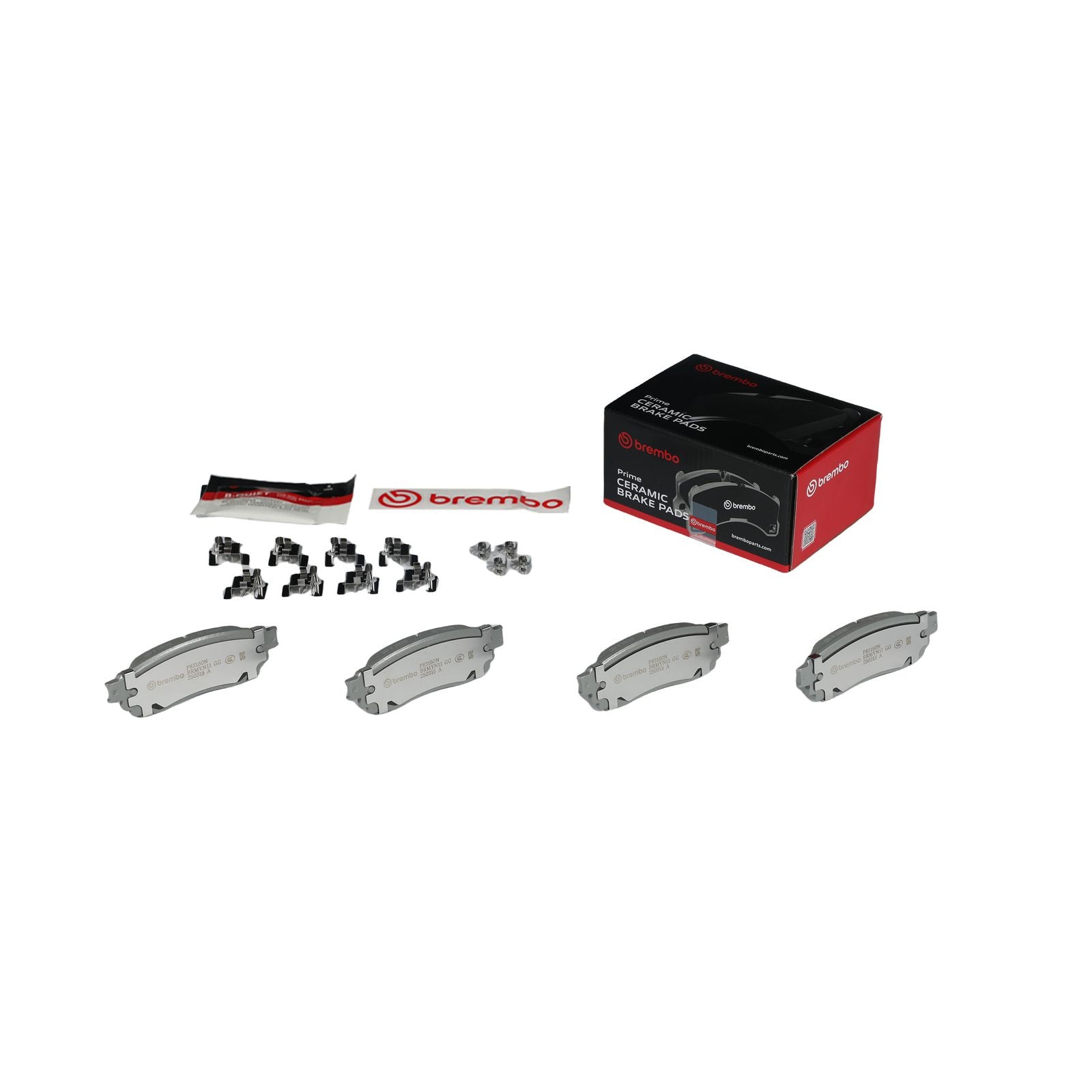 Керамические задние тормозные колодки Brembo PRIME P83160N