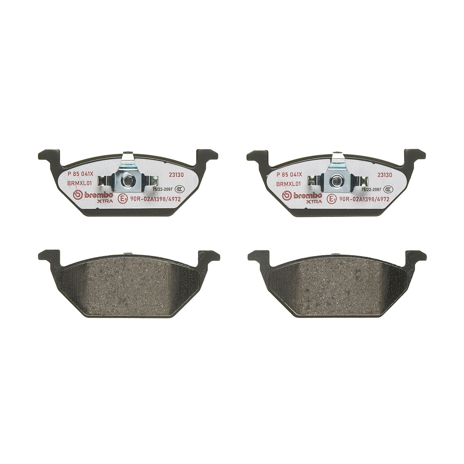 Передние тормозные колодки с низким содержанием металла Brembo XTRA P85041X