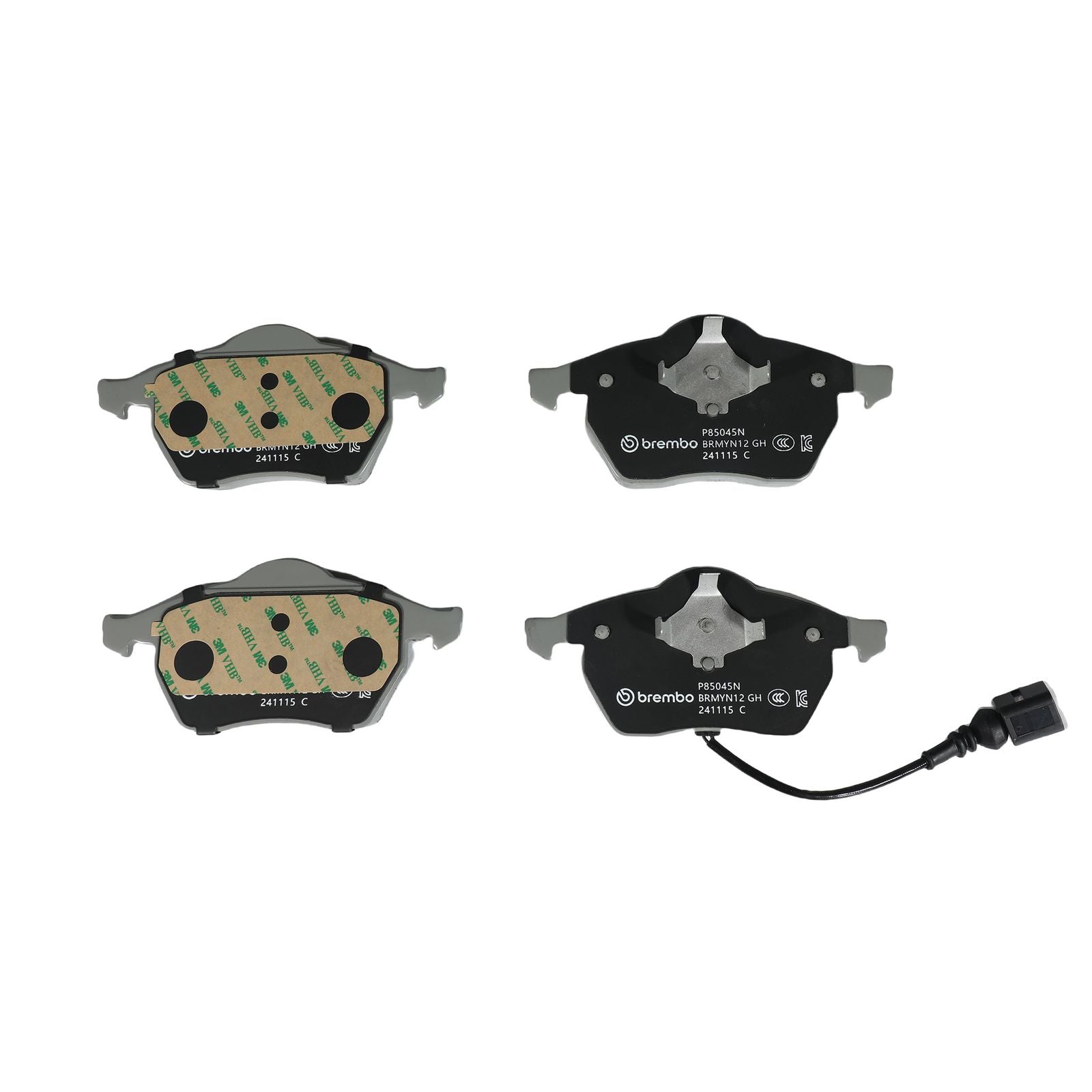 Керамические передние тормозные колодки Brembo PRIME P85045N