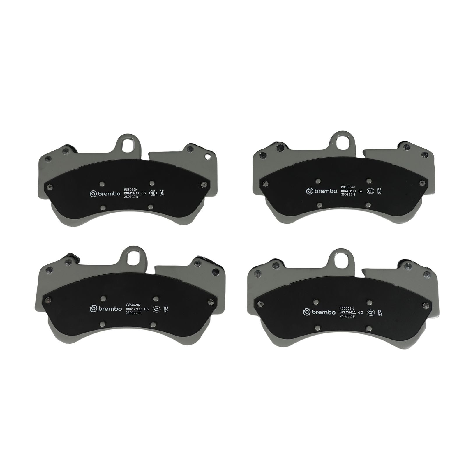 Керамические передние тормозные колодки Brembo PRIME P85069N