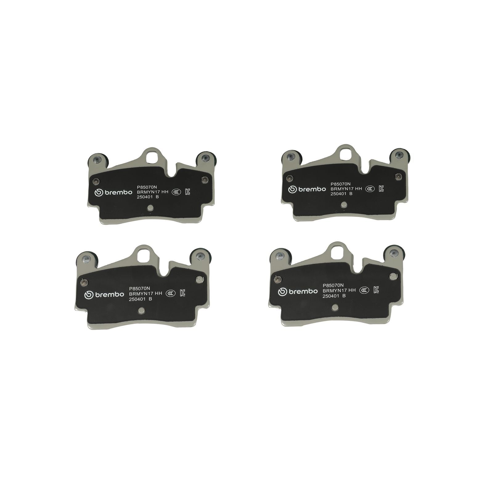 Керамические задние тормозные колодки Brembo PRIME P85070N
