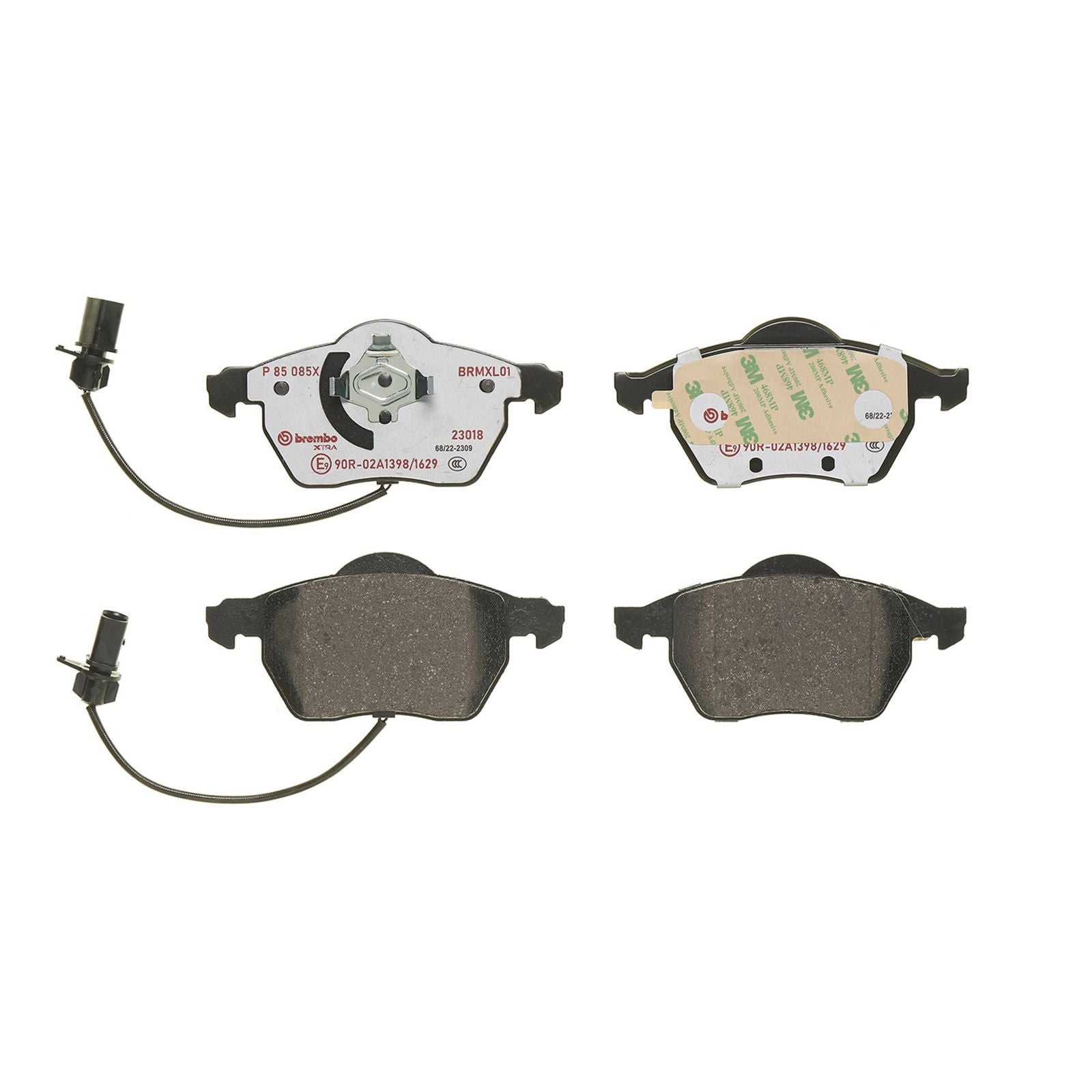 Передние тормозные колодки с низким содержанием металла Brembo XTRA P85085X