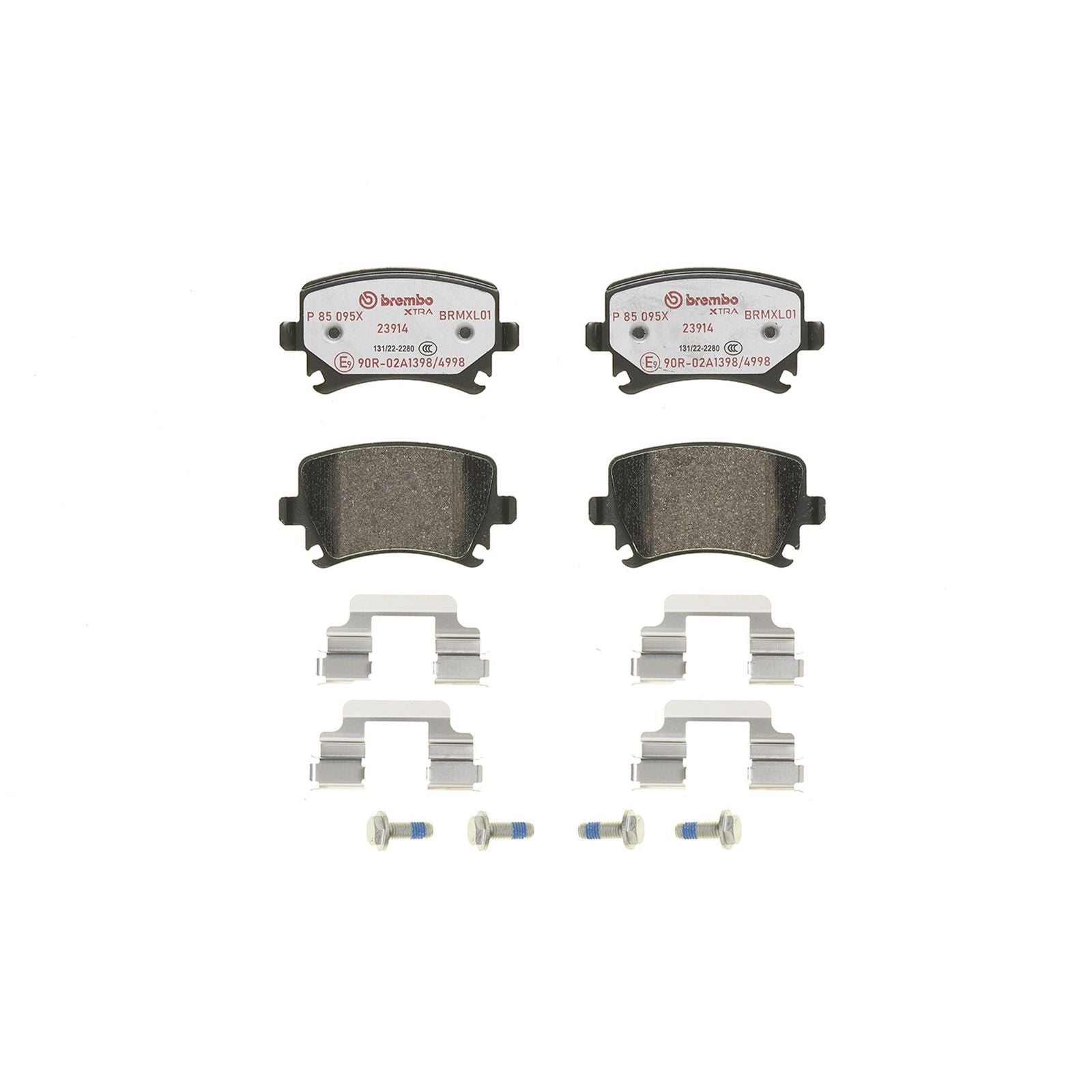 Задние тормозные колодки с низким содержанием металла Brembo XTRA P85095X