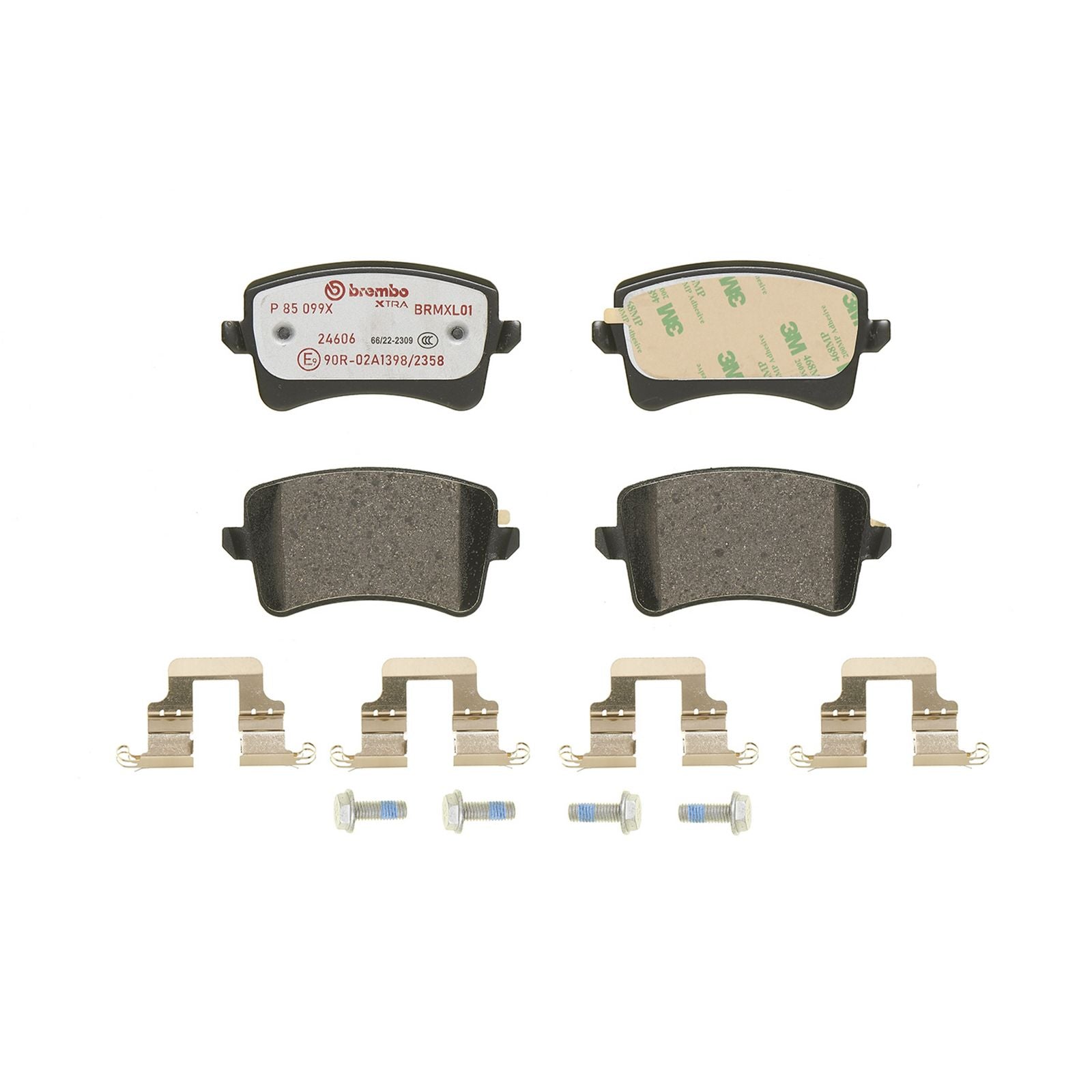 Задние тормозные колодки с низким содержанием металла Brembo XTRA P85099X
