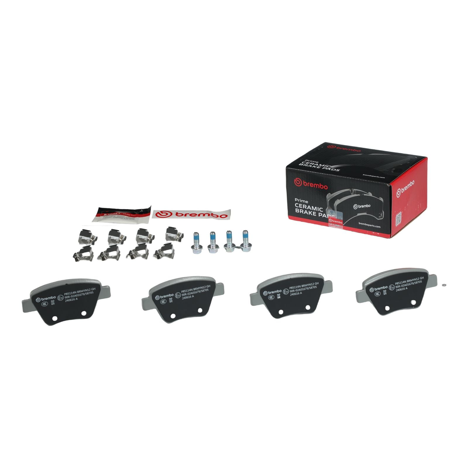 Керамические задние тормозные колодки Brembo PRIME P85114N
