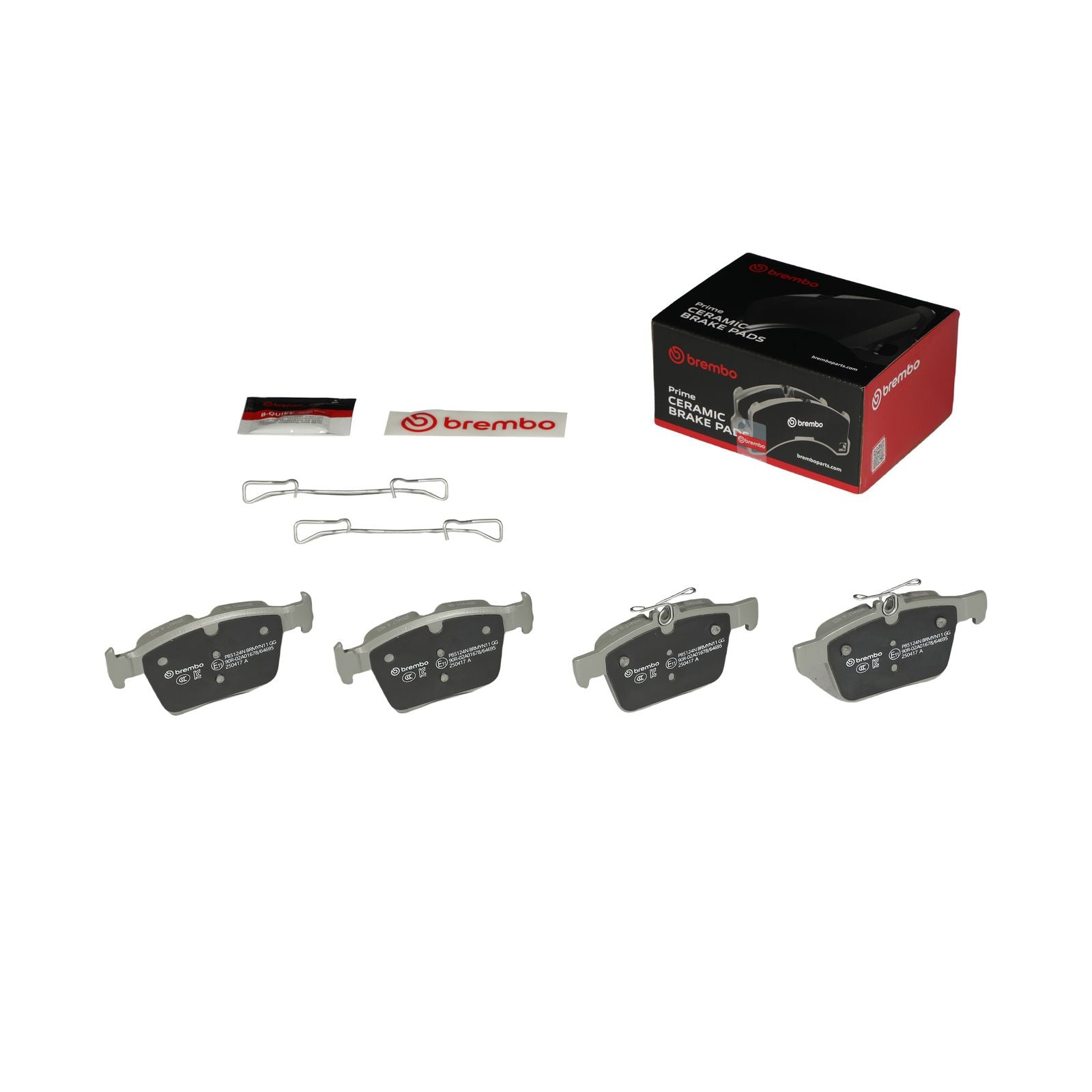 Керамические задние тормозные колодки Brembo PRIME P85124N