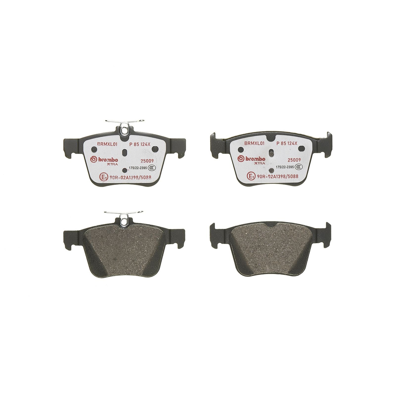 Задние тормозные колодки с низким содержанием металла Brembo XTRA P85124X