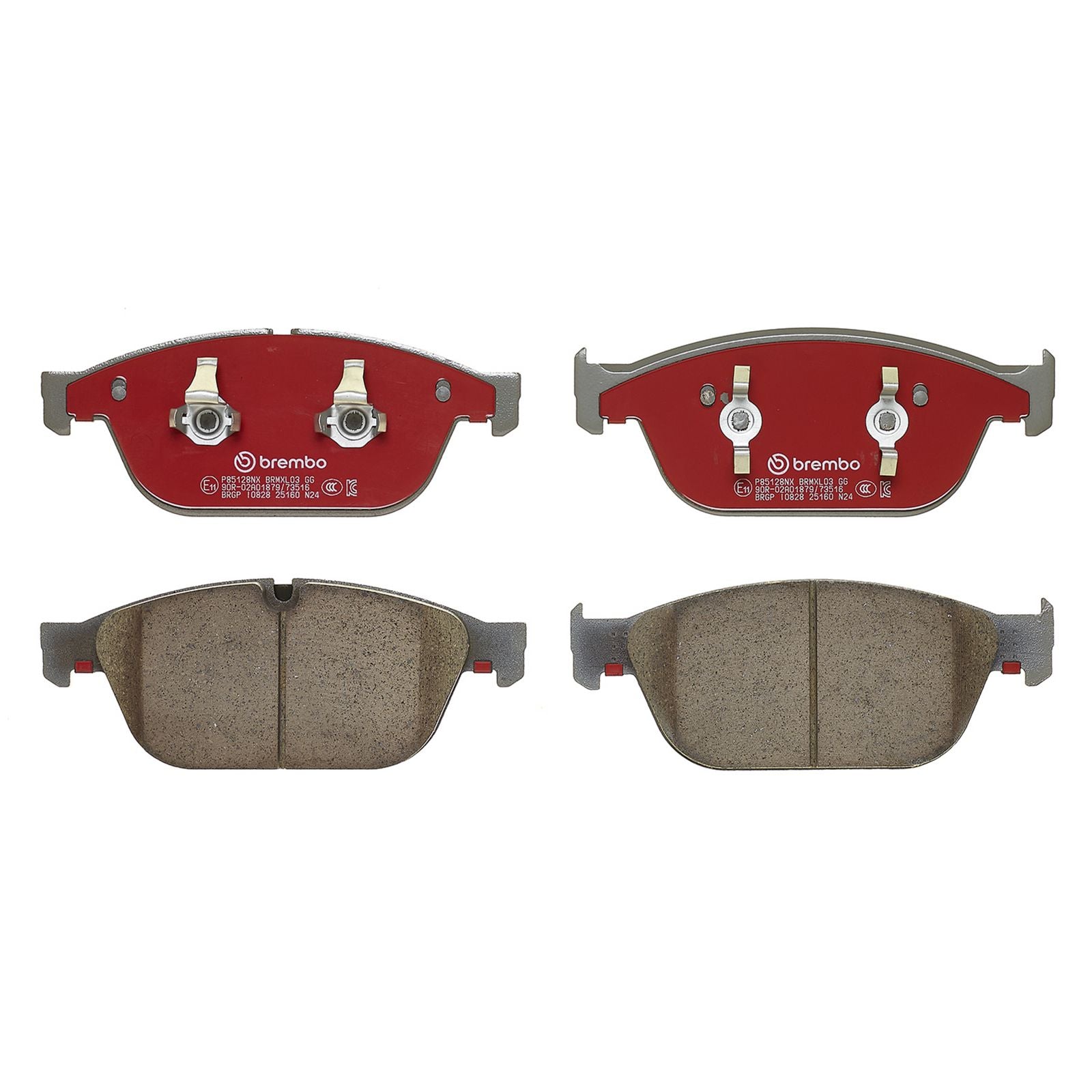 Керамические передние тормозные колодки Brembo XTRA P85128NX