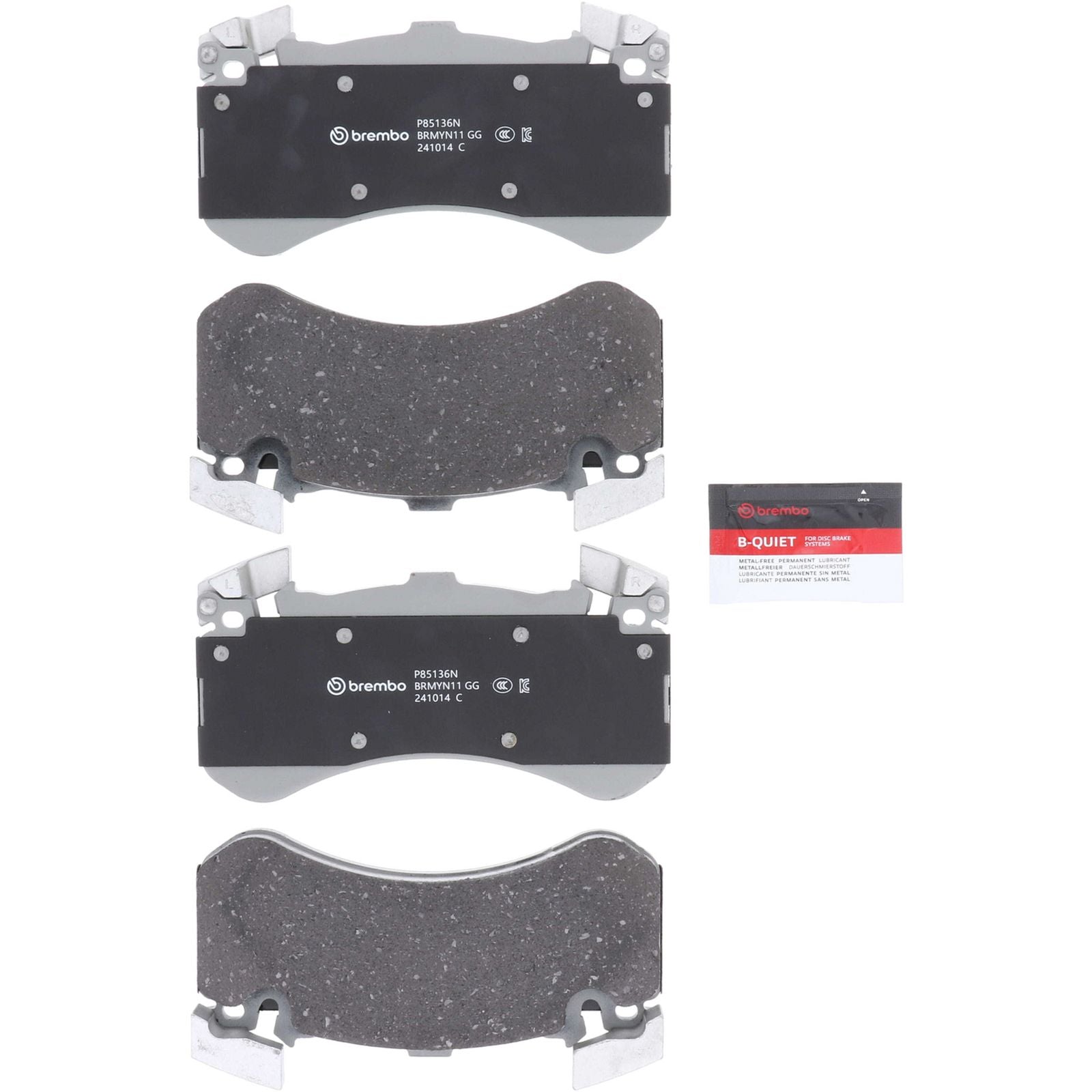 Керамические передние тормозные колодки Brembo PRIME P85136N