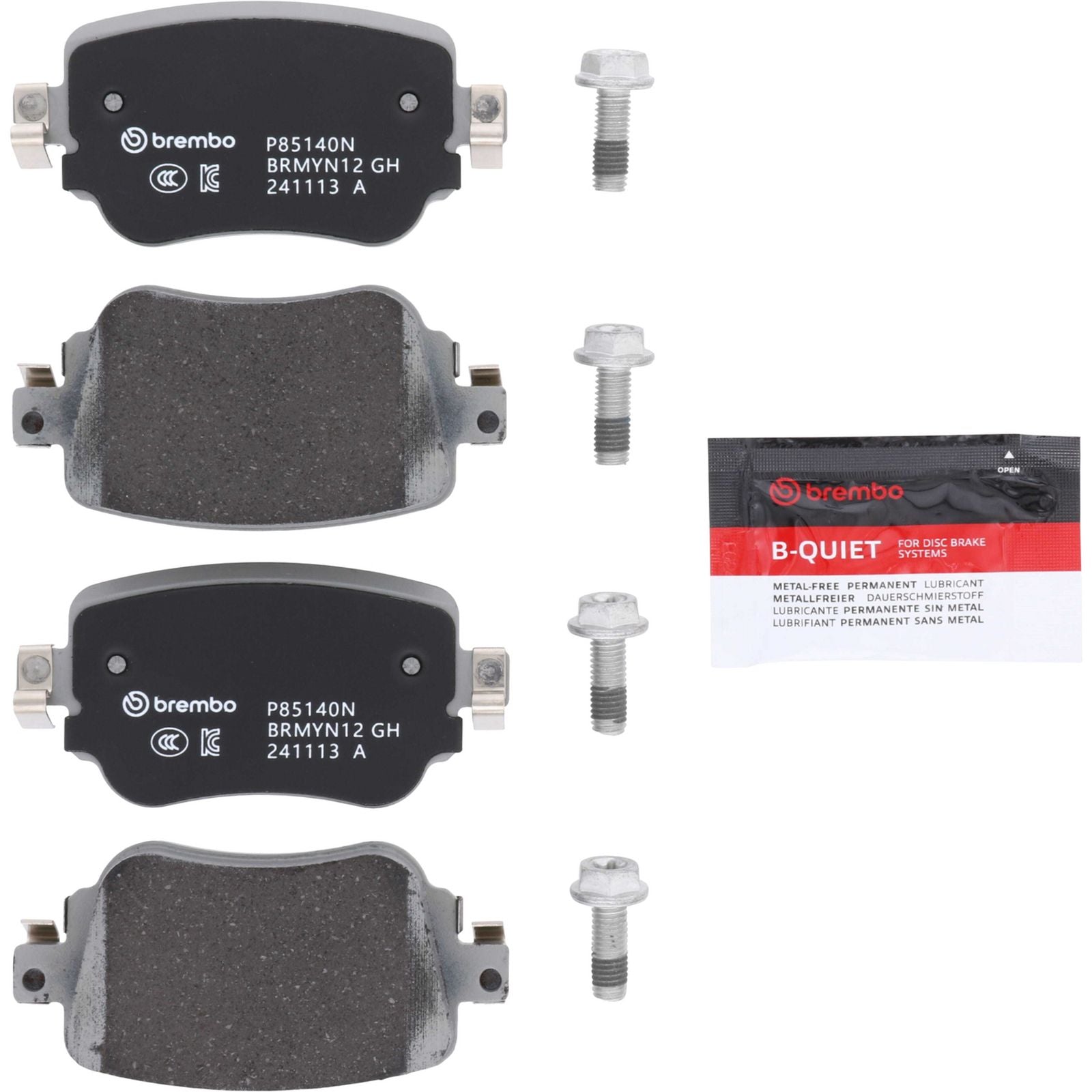Керамические задние тормозные колодки Brembo PRIME P85140N