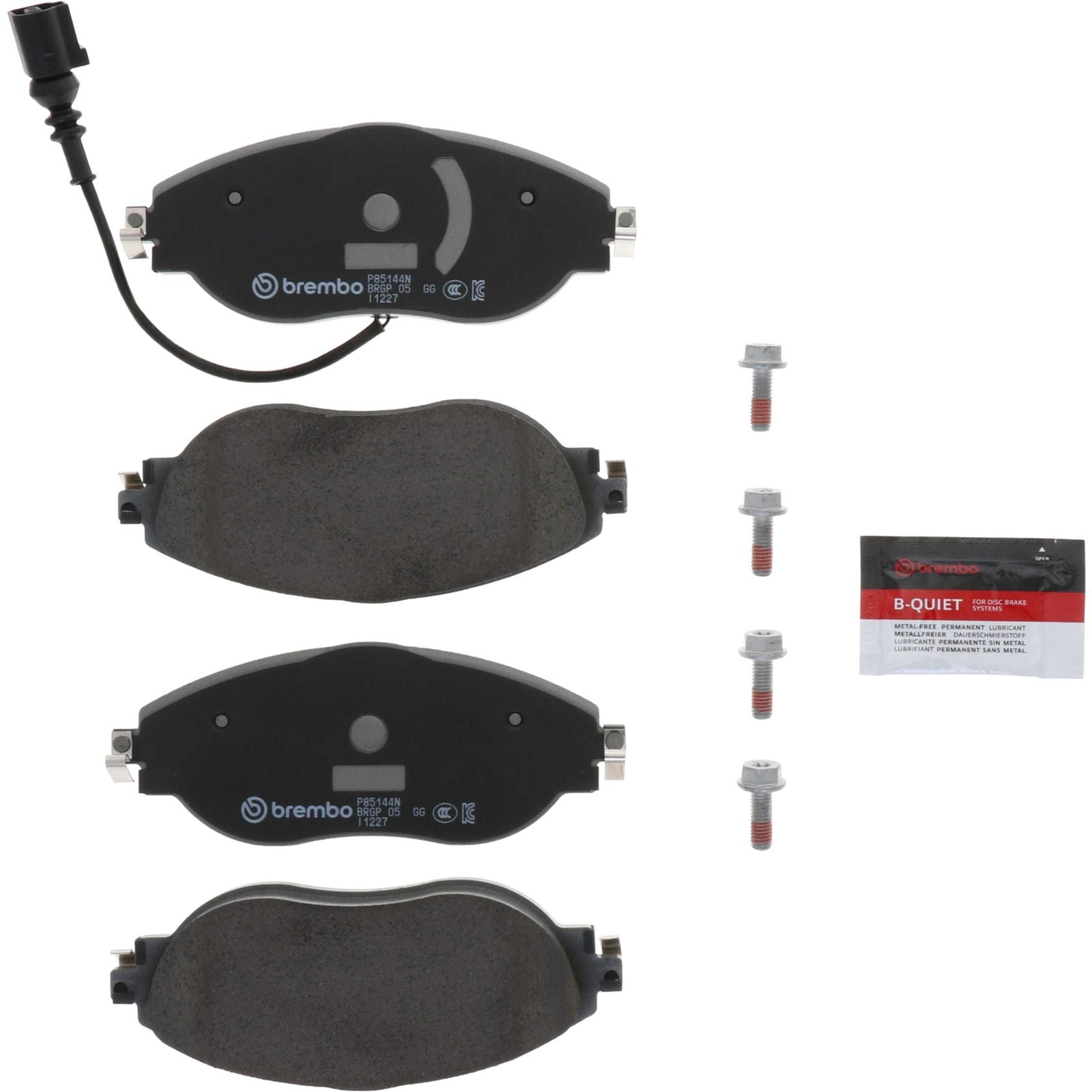 Керамические передние тормозные колодки Brembo PRIME P85144N