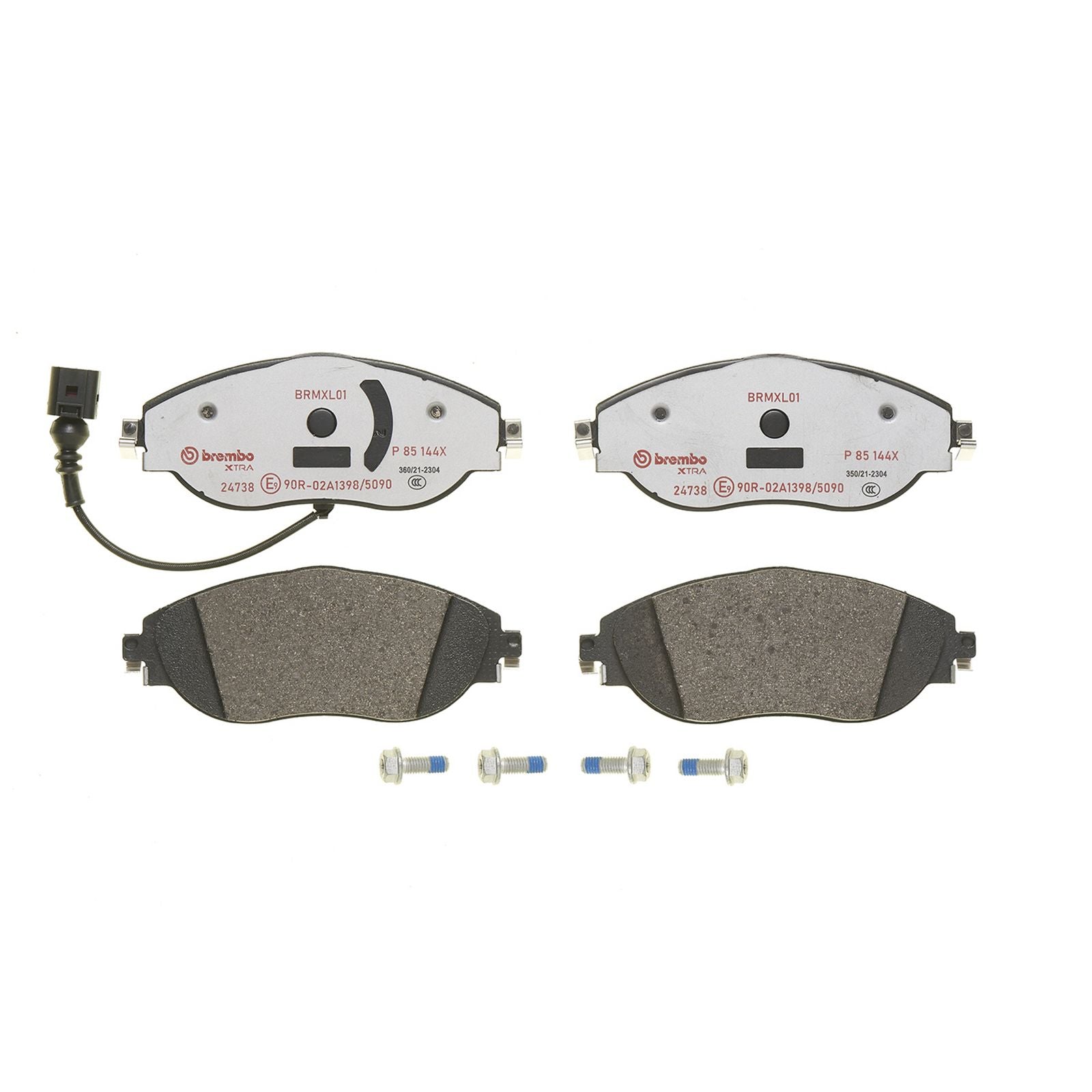 Передние тормозные колодки с низким содержанием металла Brembo XTRA P85144X