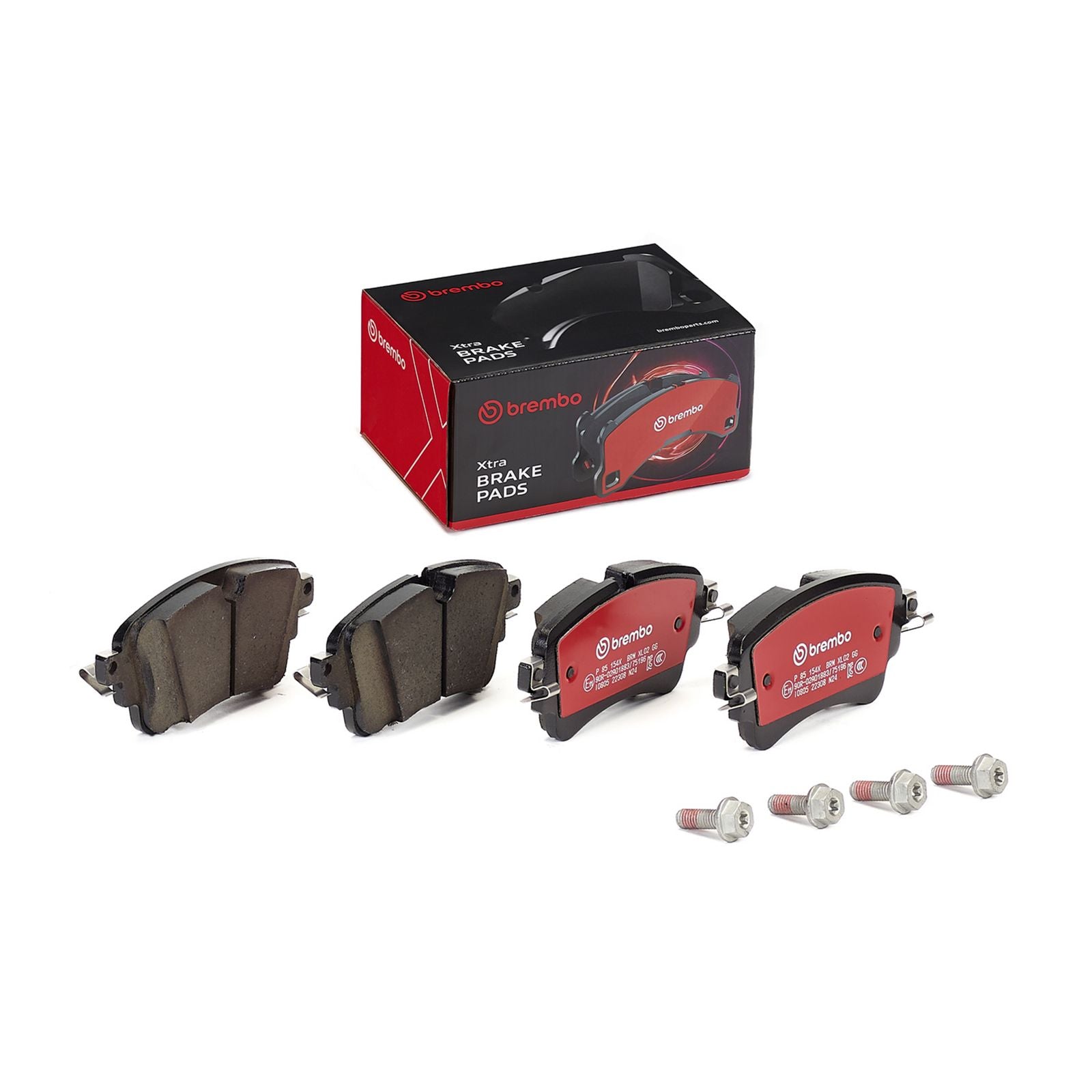 Задние тормозные колодки с низким содержанием металла Brembo XTRA P85154X