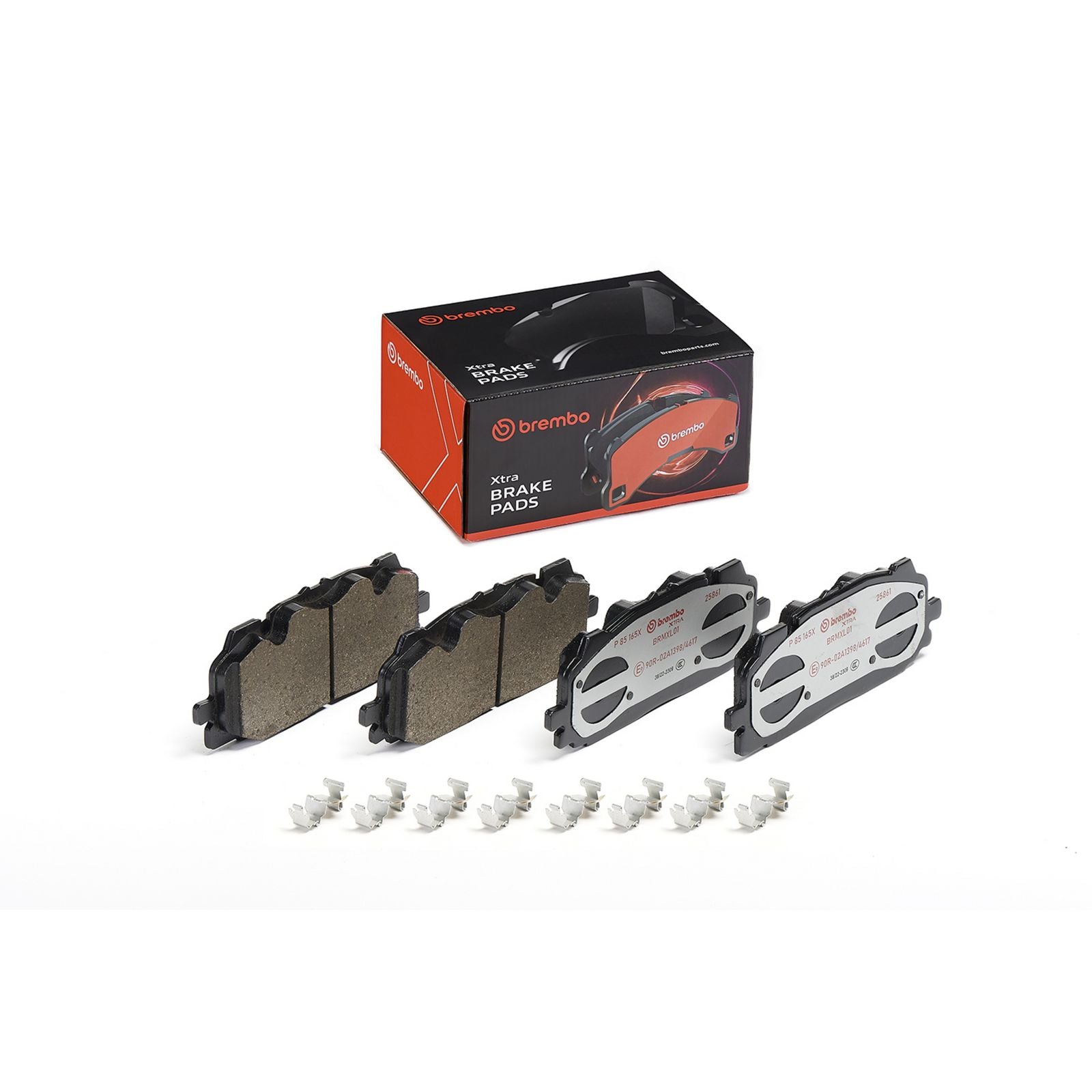 Передние тормозные колодки с низким содержанием металла Brembo XTRA P85165X