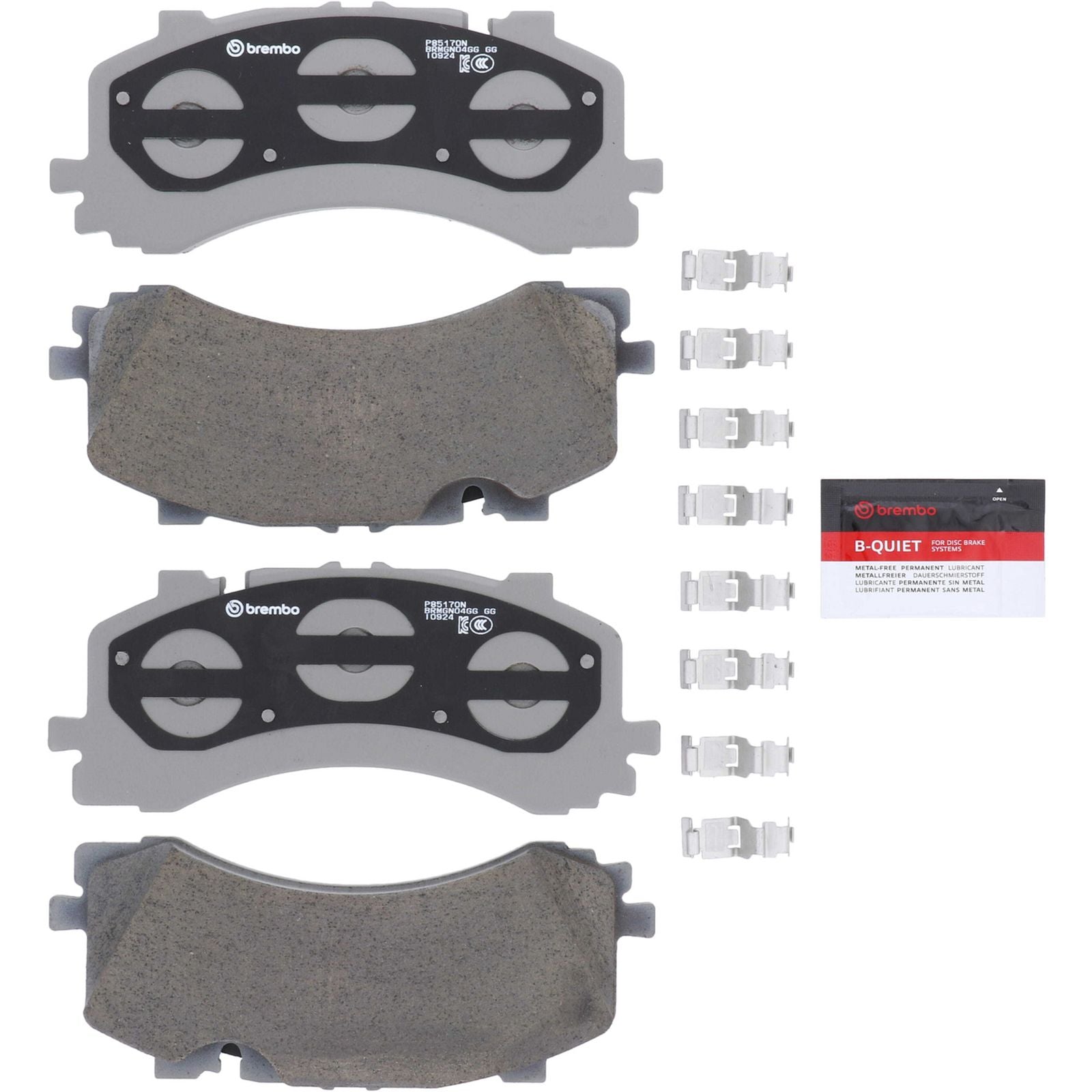 Керамические передние тормозные колодки Brembo PRIME P85170N