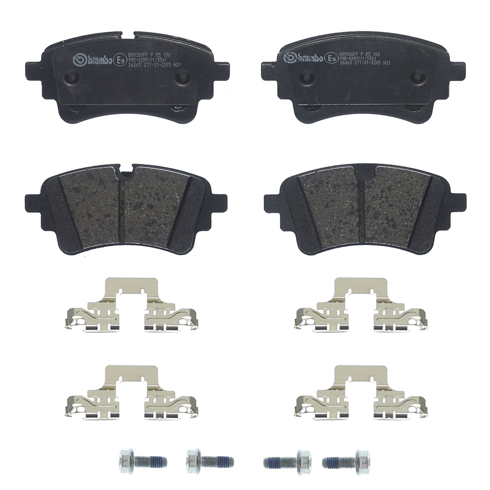 Задние тормозные колодки с низким содержанием металла Brembo PRIME P85186