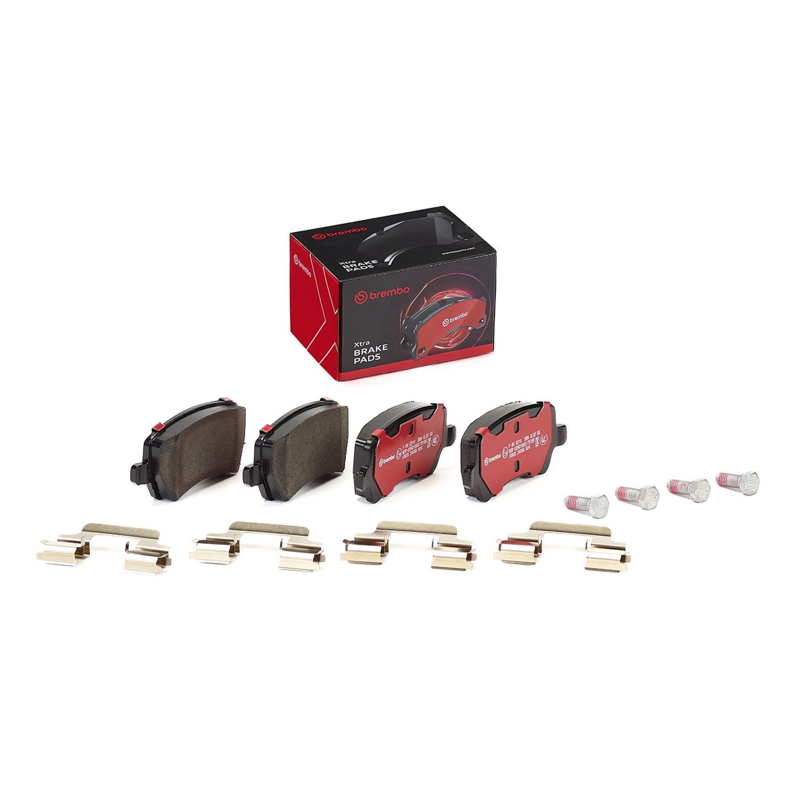 Задние тормозные колодки с низким содержанием металла Brembo XTRA P86021X