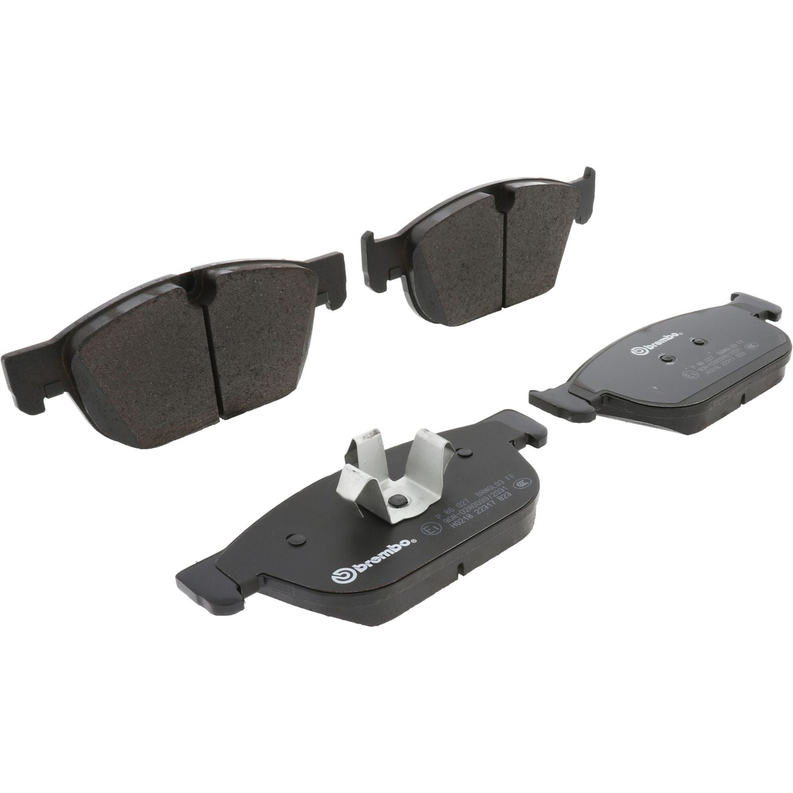 Передние тормозные колодки с низким содержанием металла Brembo PRIME P86027