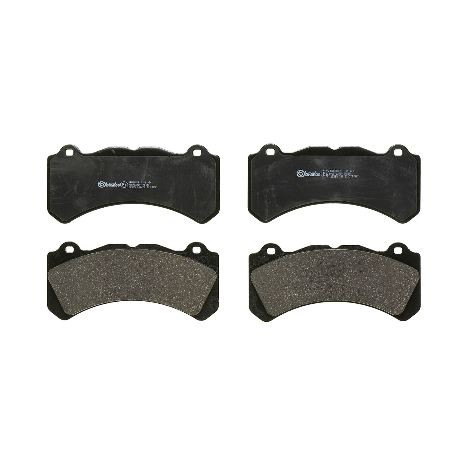 Передние тормозные колодки с низким содержанием металла Brembo PRIME P86034
