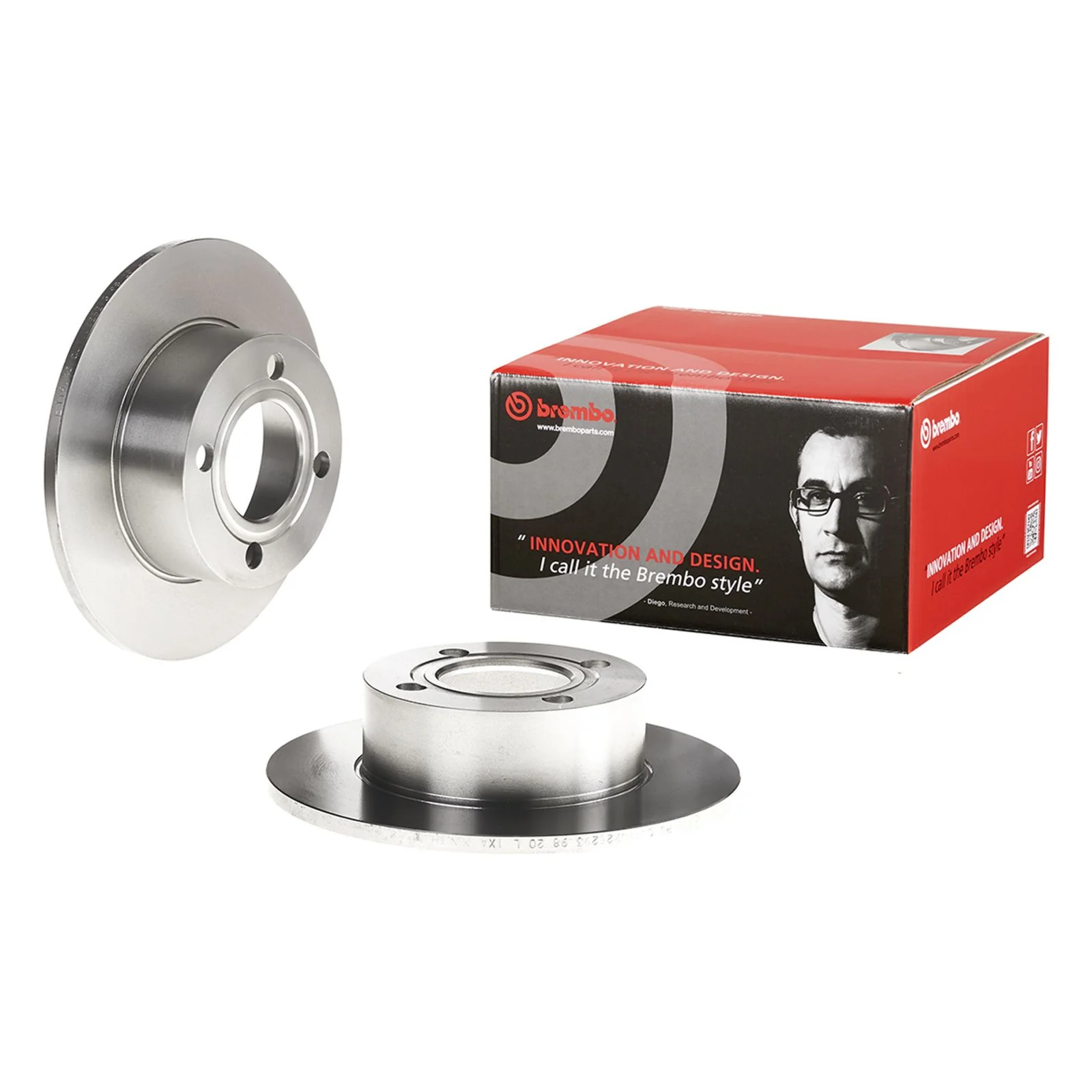 Задний тормозной диск Brembo 08487414