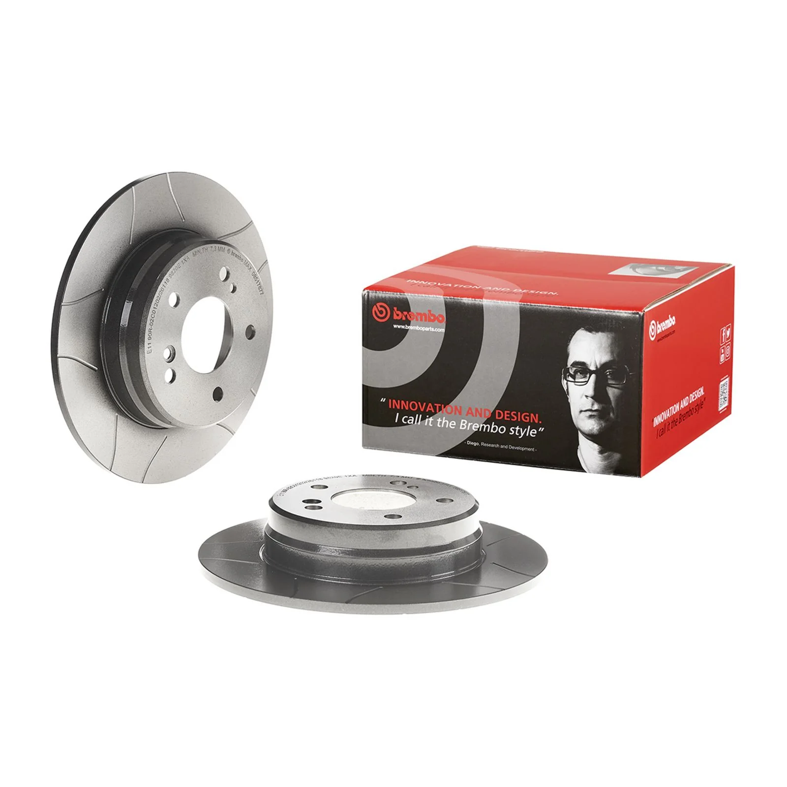 Задний тормозной диск Brembo 08517877