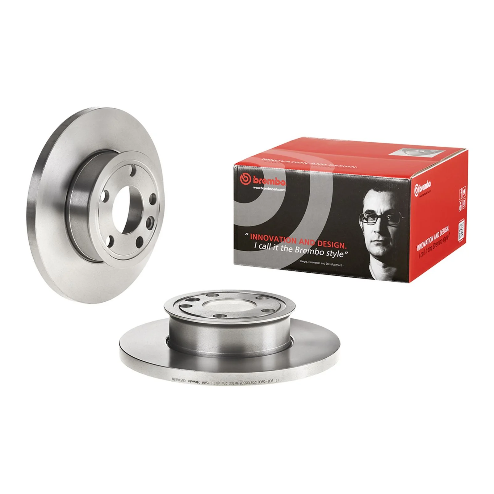 Передний тормозной диск Brembo 08576810
