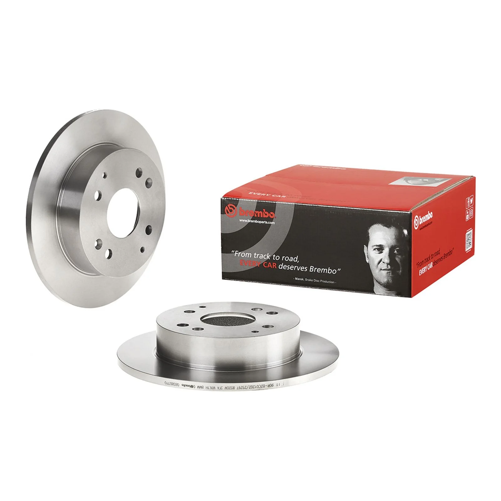 Задний тормозной диск Brembo 08580310