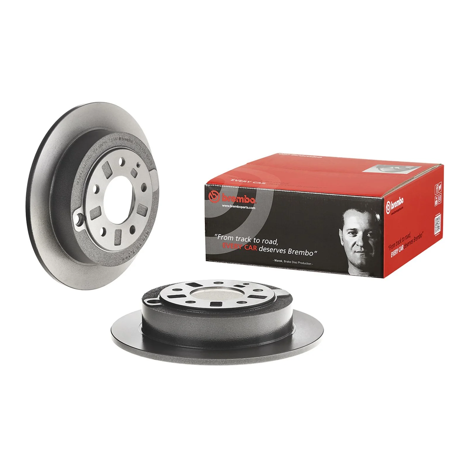 Передний тормозной диск Brembo 08710711