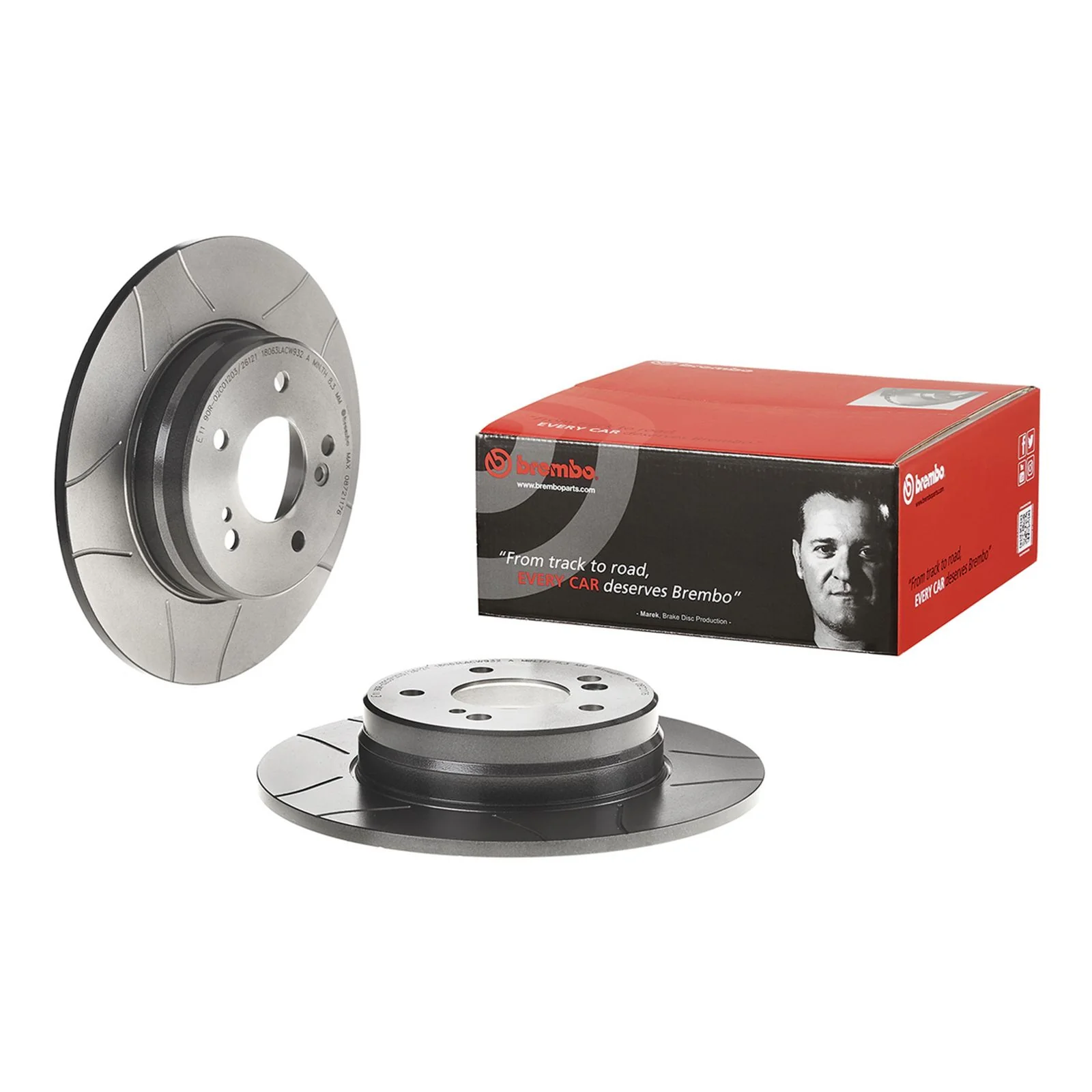 Задний тормозной диск Brembo 08721176