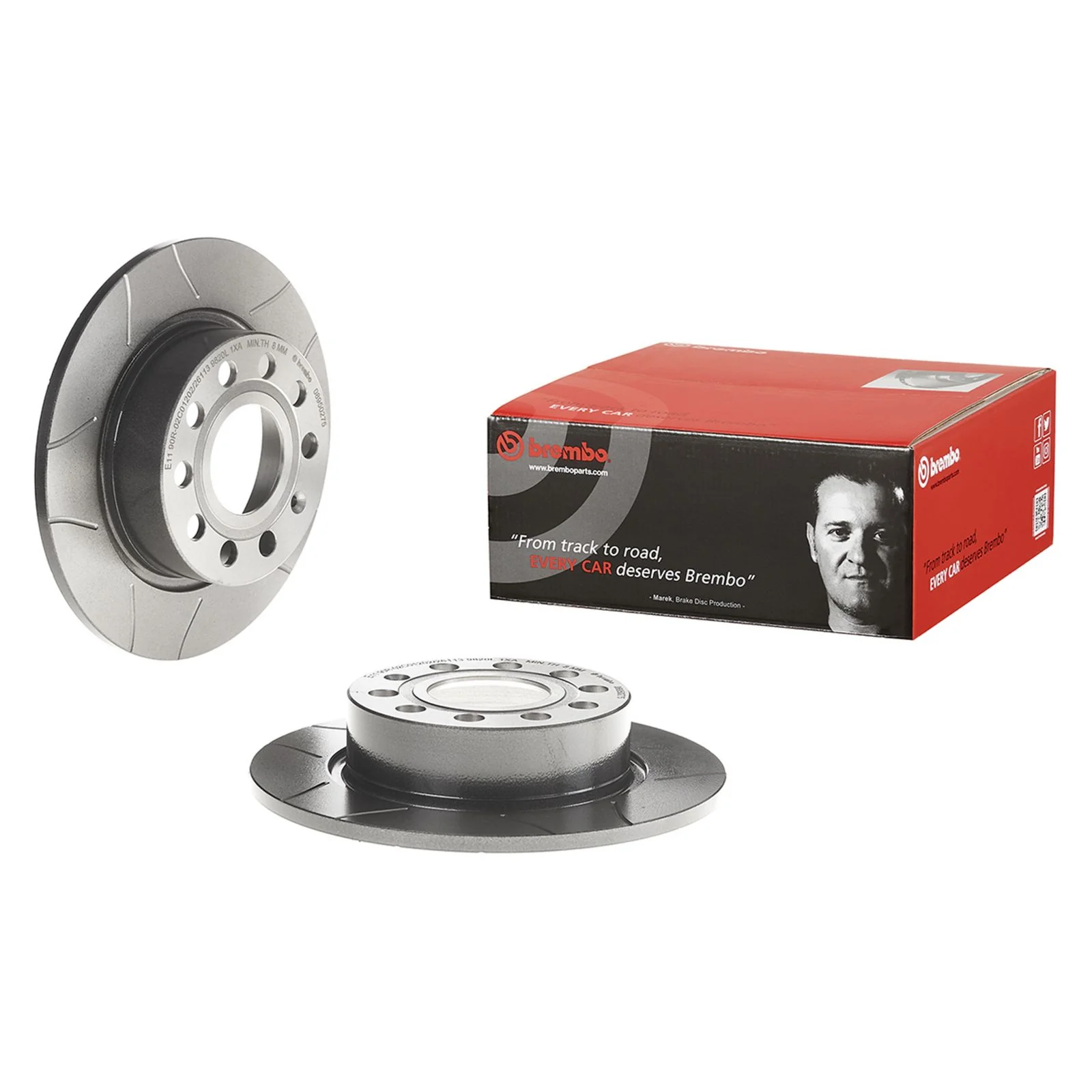 Задний тормозной диск Brembo 08950275