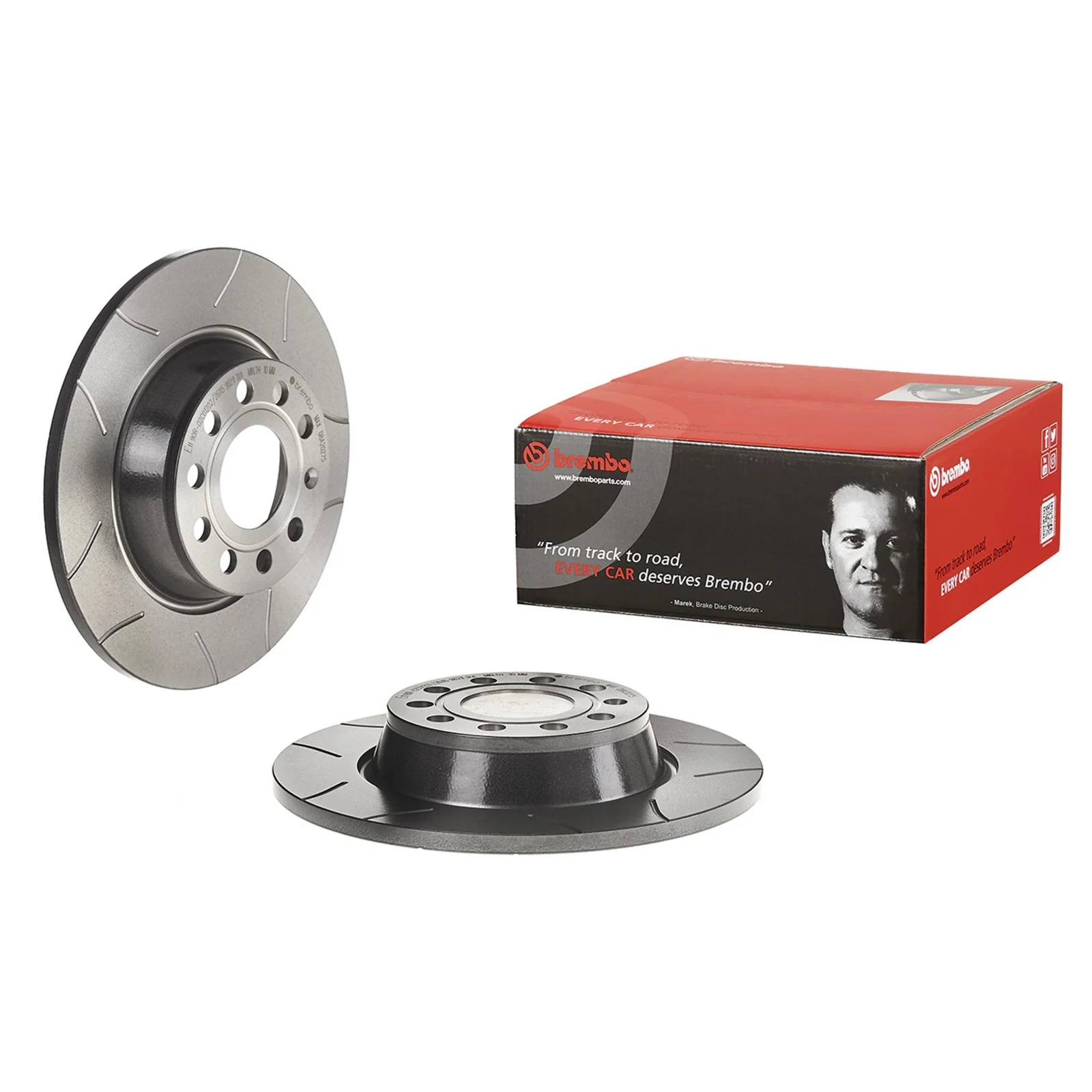 Задний тормозной диск Brembo 08A20275