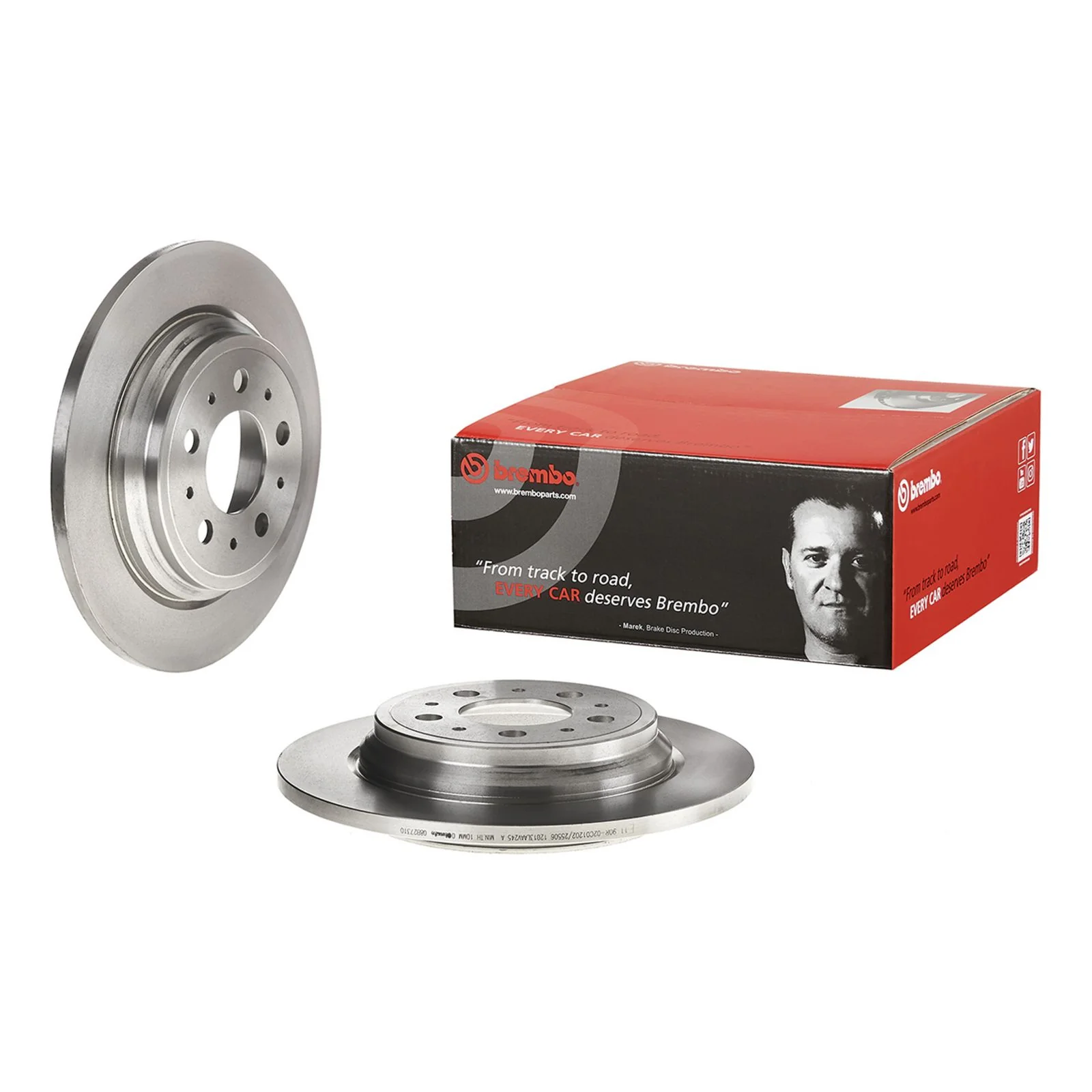 Передний тормозной диск Brembo 08B27310