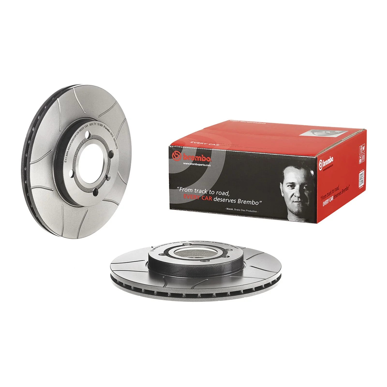 Передний тормозной диск Brembo 09516675