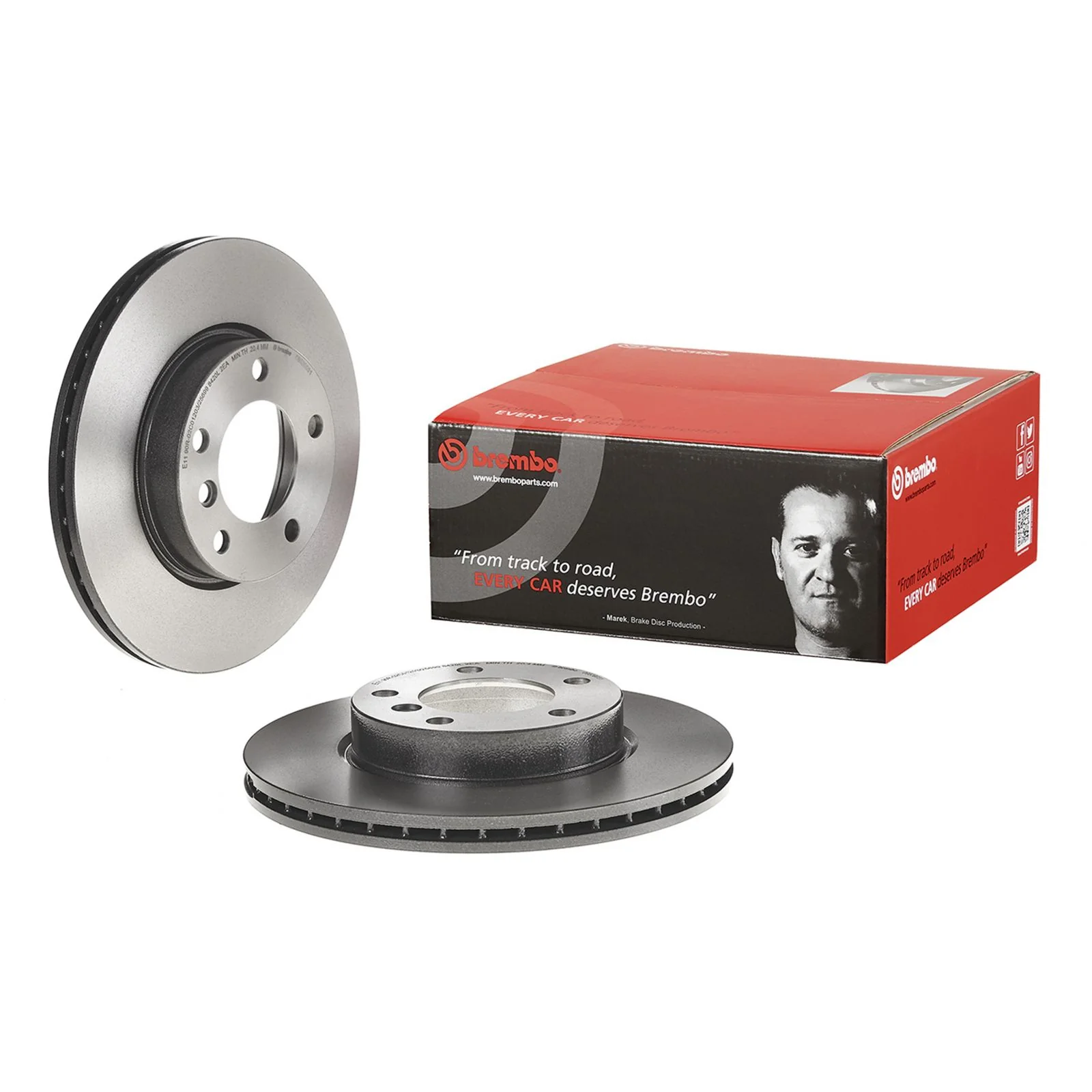 Передний тормозной диск Brembo 09539031