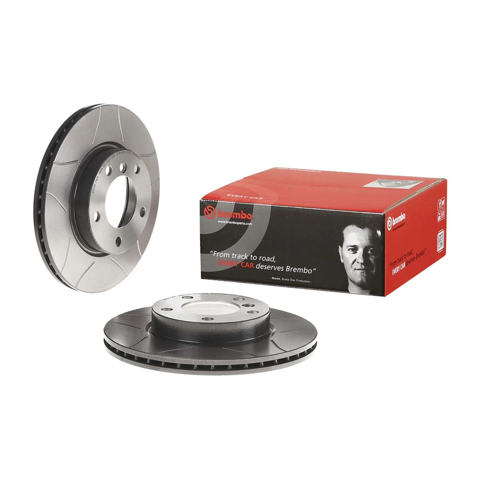Передний тормозной диск Brembo 09539077