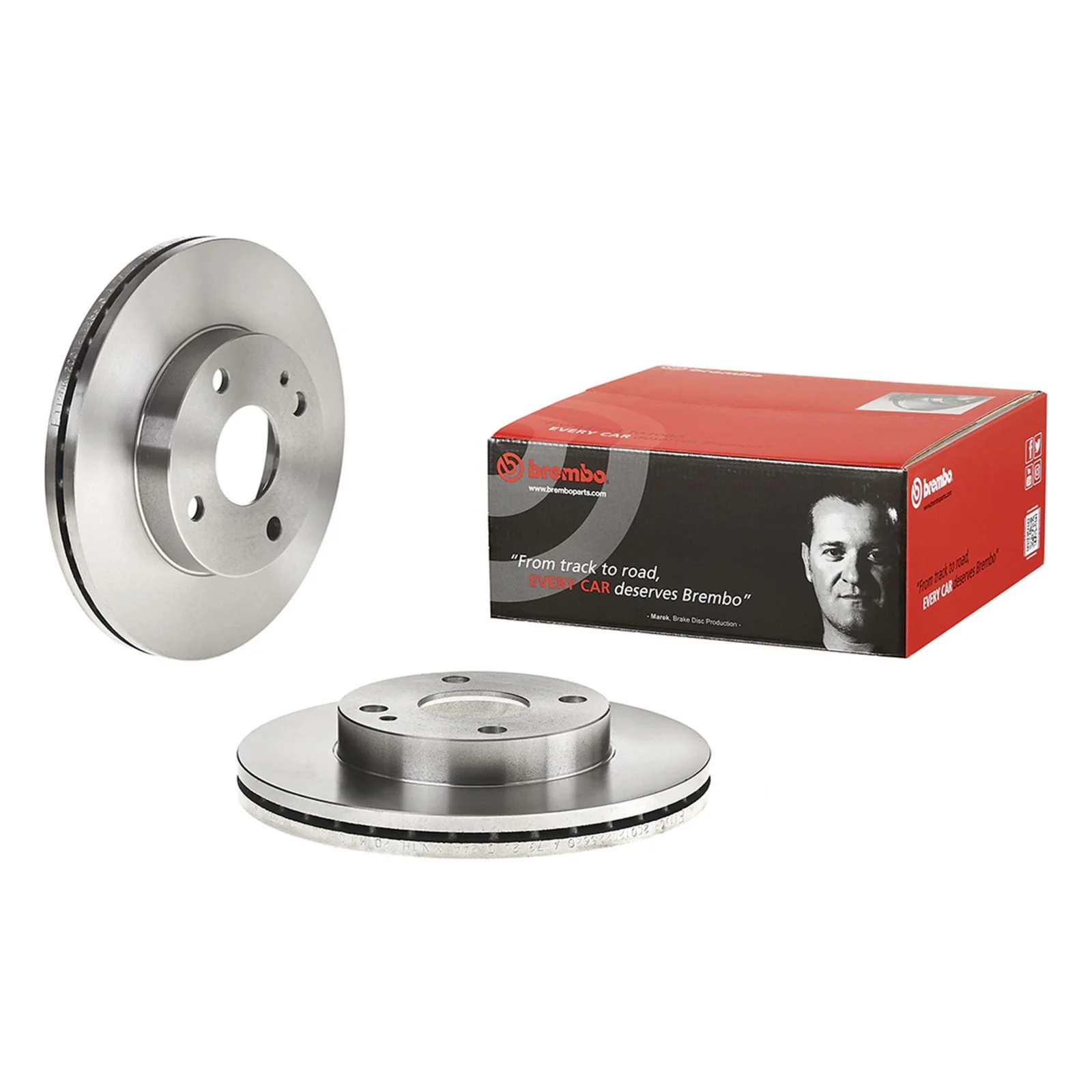 Передний тормозной диск Brembo 09558134