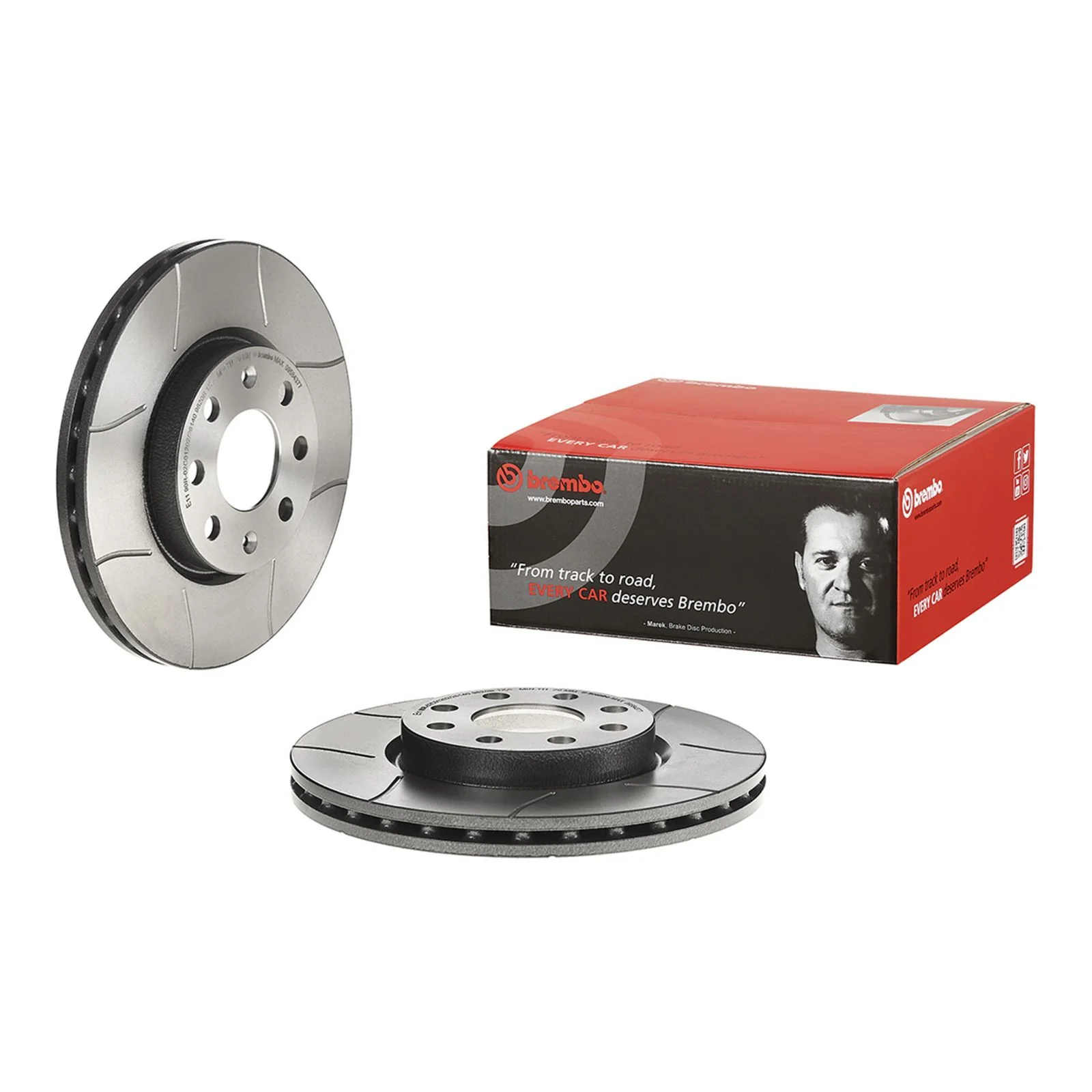 Передний тормозной диск Brembo 09584377