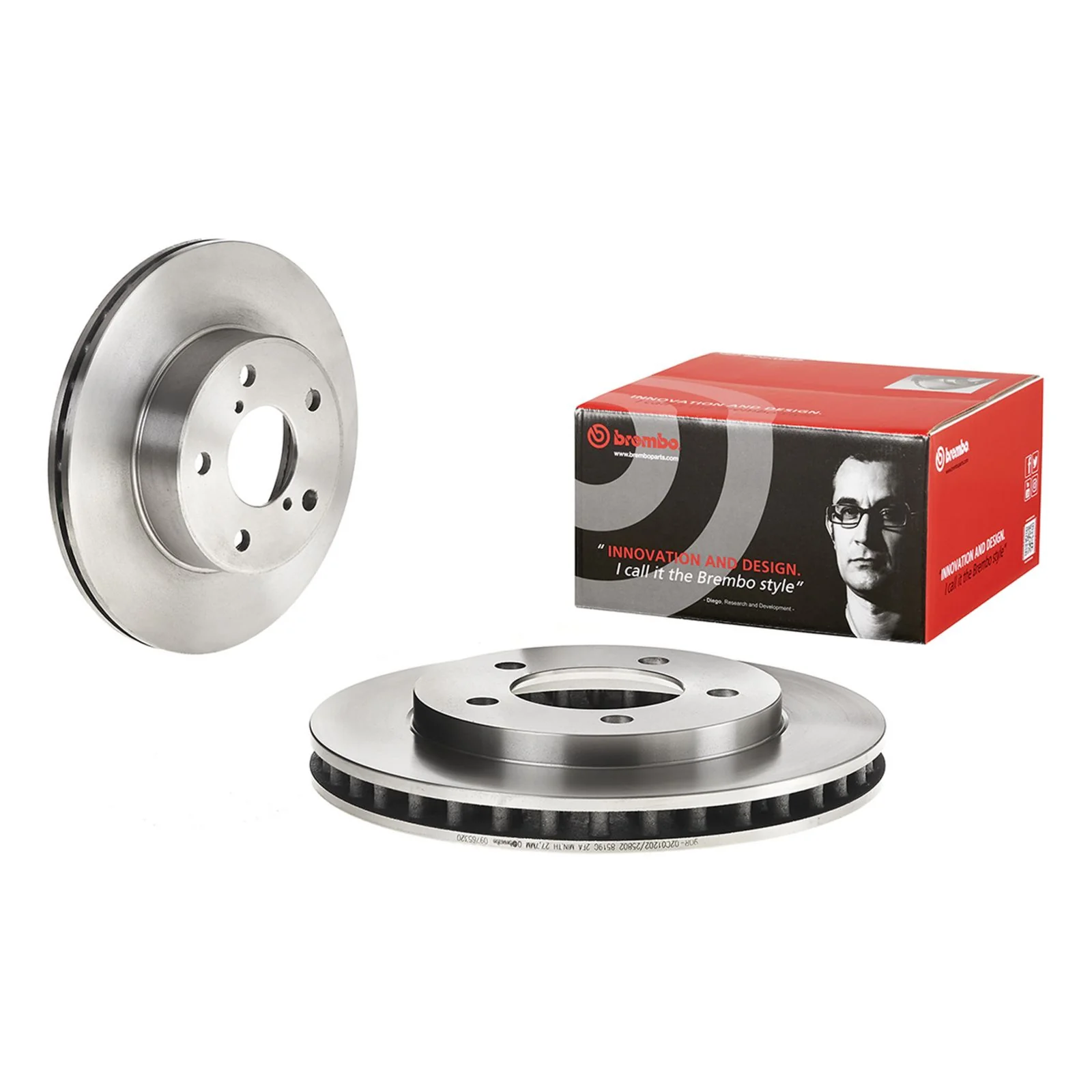 Передний тормозной диск Brembo 09687710