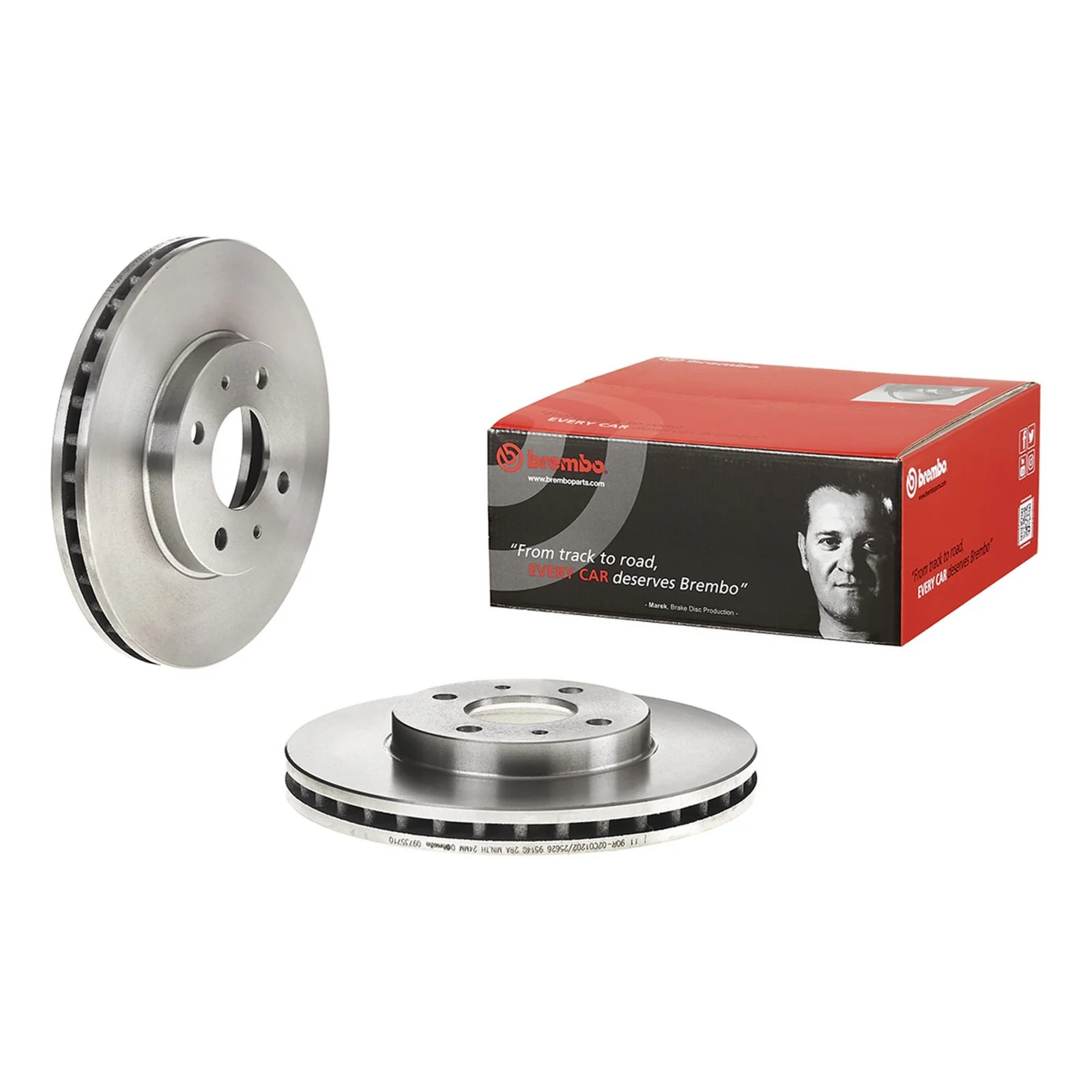 Передний тормозной диск Brembo 09735710