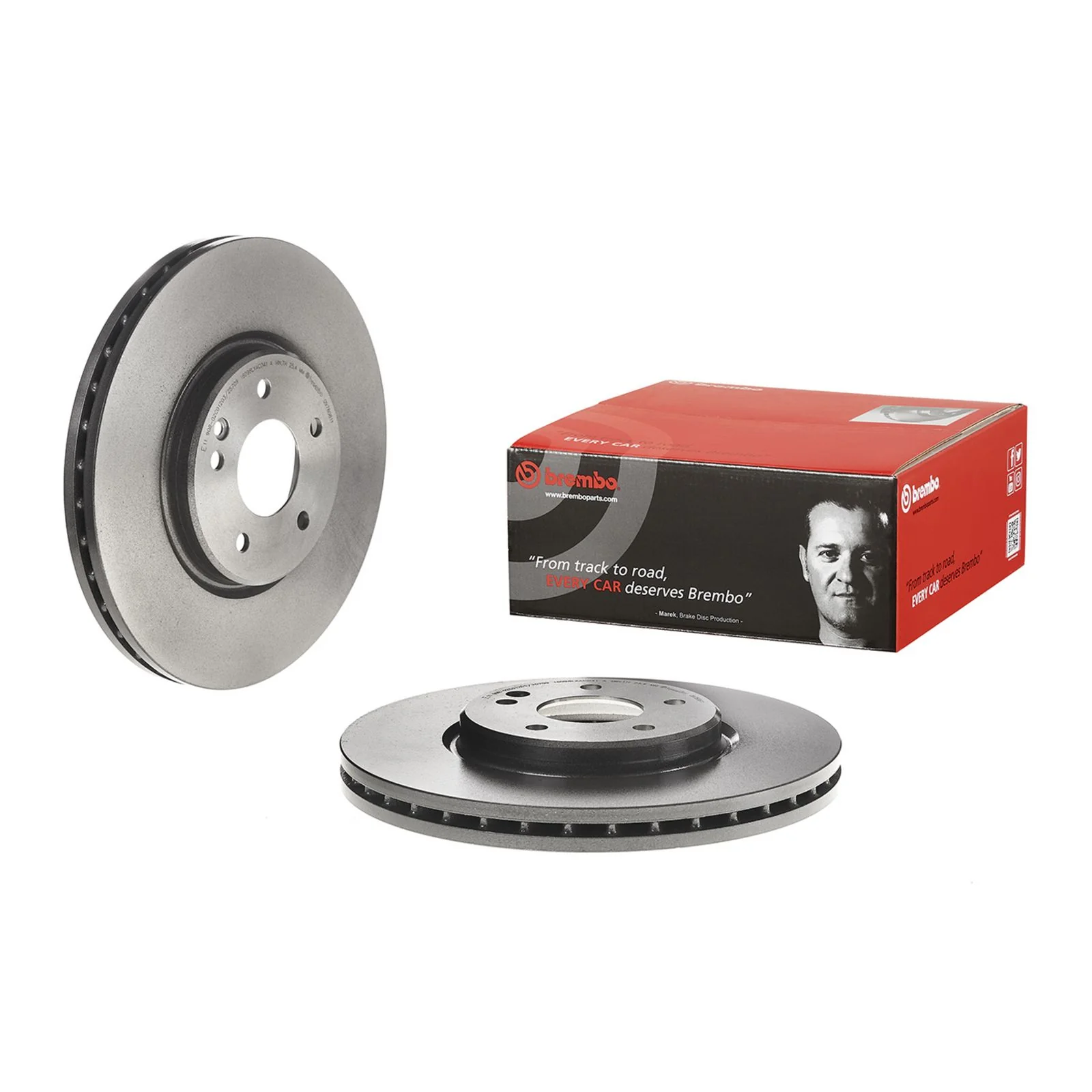 Передний тормозной диск Brembo 09780811