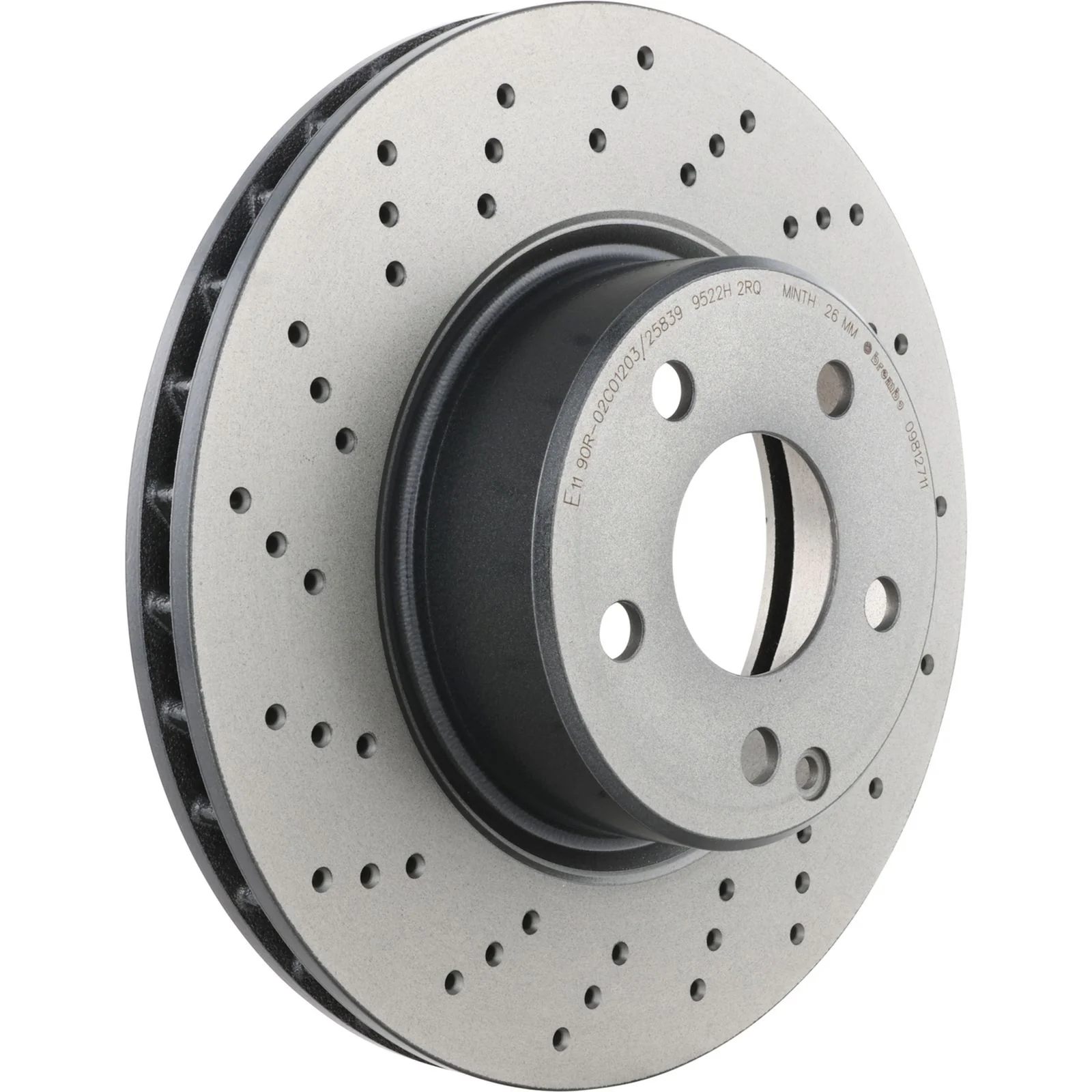 Передний тормозной диск Brembo 09812711