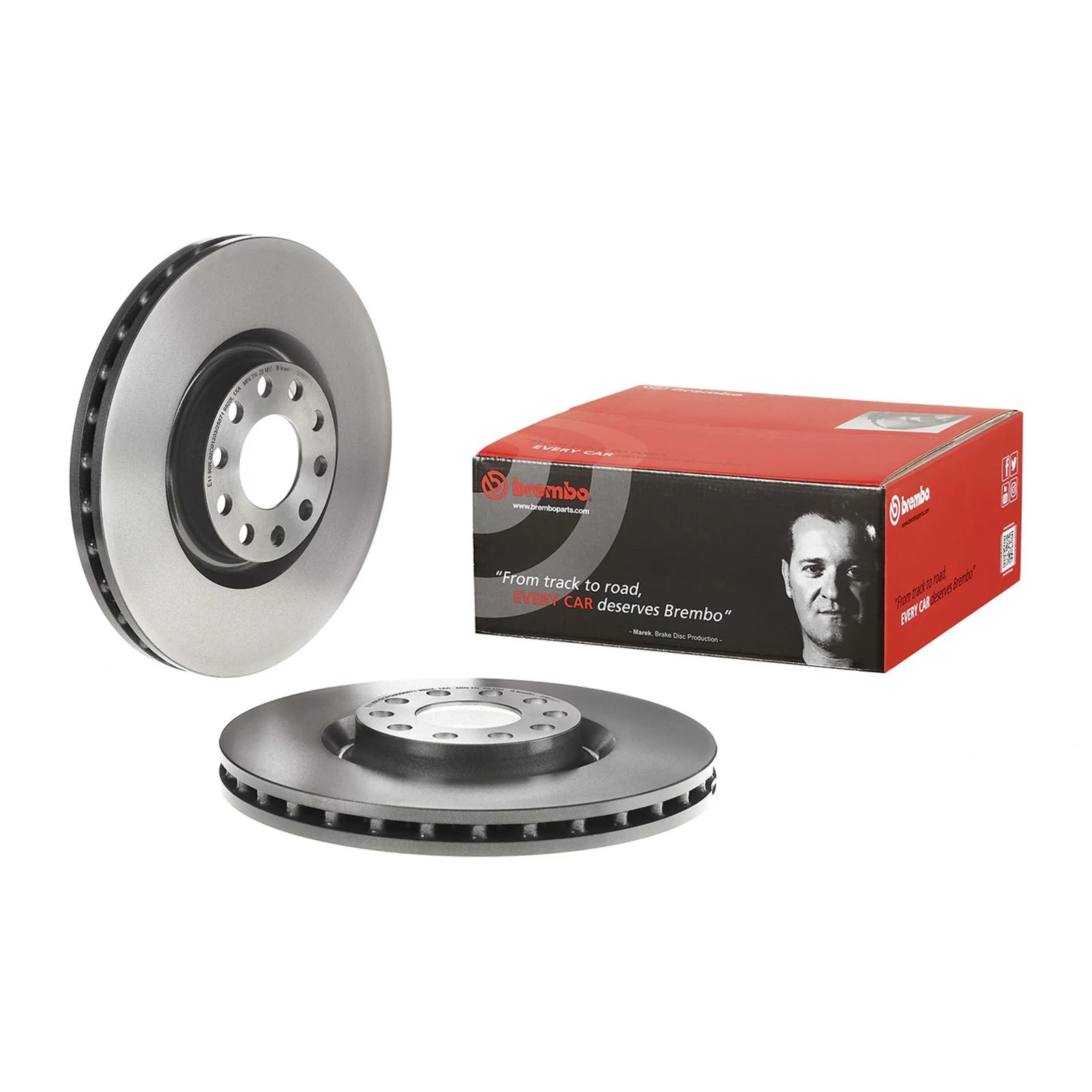 Передний тормозной диск Brembo 09868911